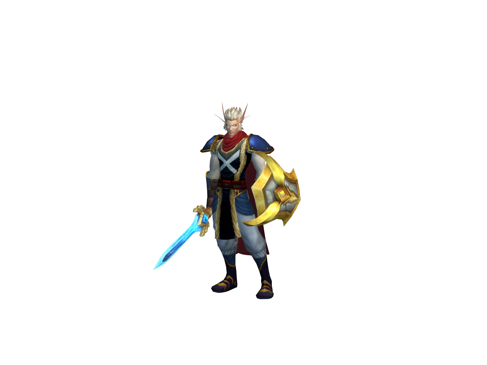 Tieberion 3D character render