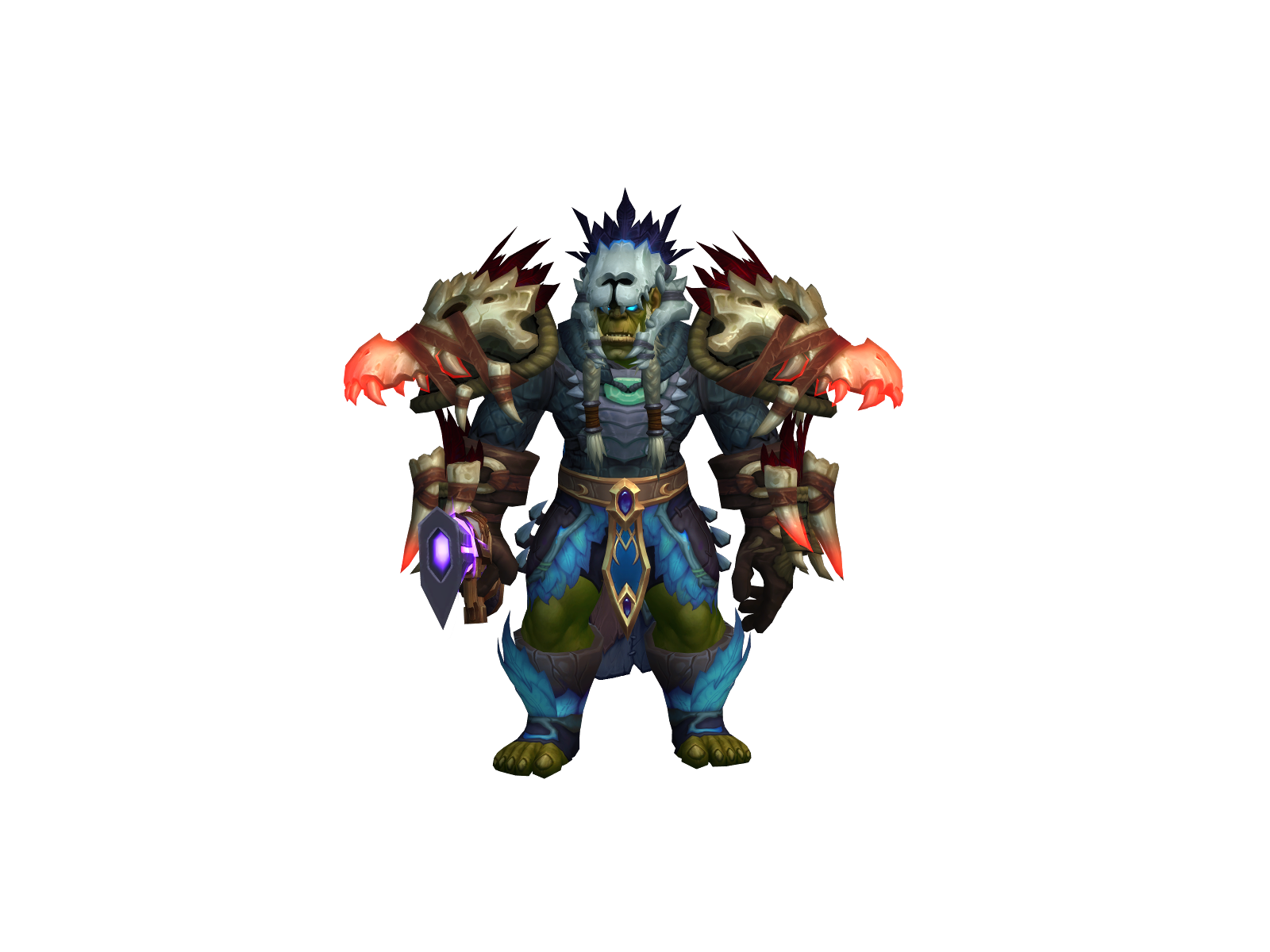 Pizipshamp 3D character render