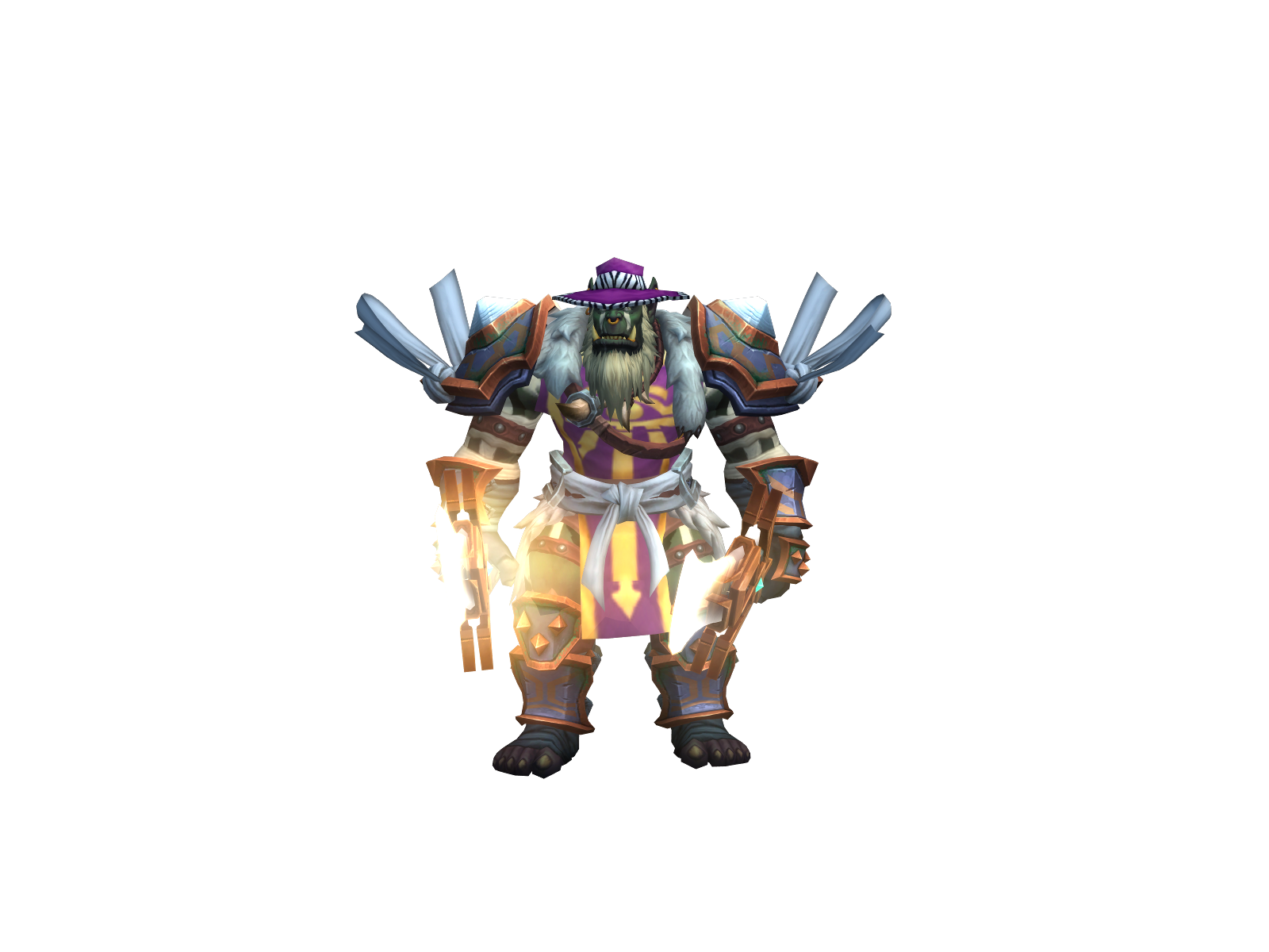 Rustyzback 3D character render