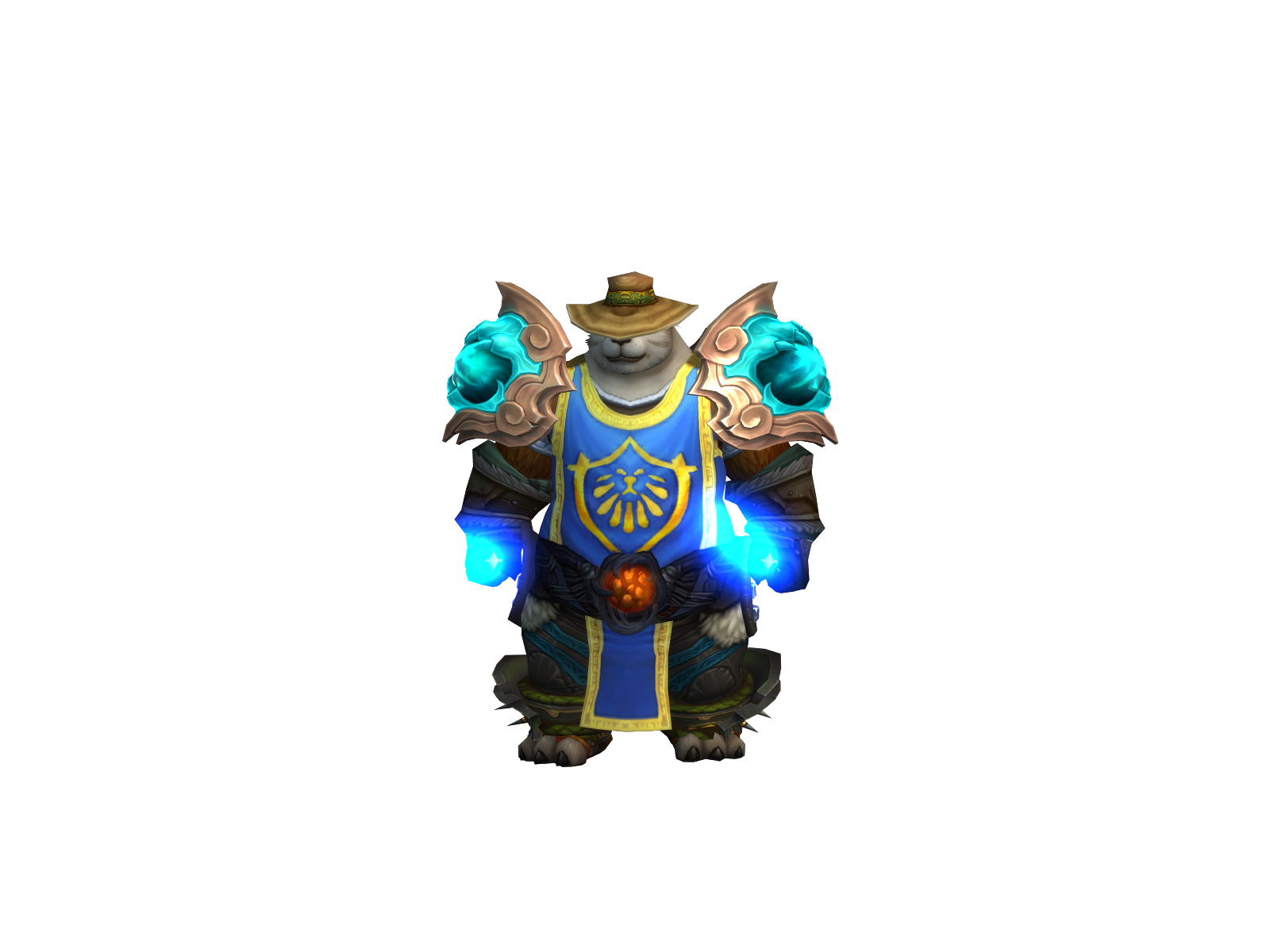 Cha 3D character render