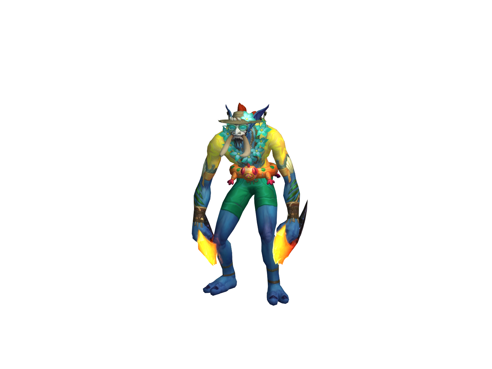 Fireclaws 3D character render