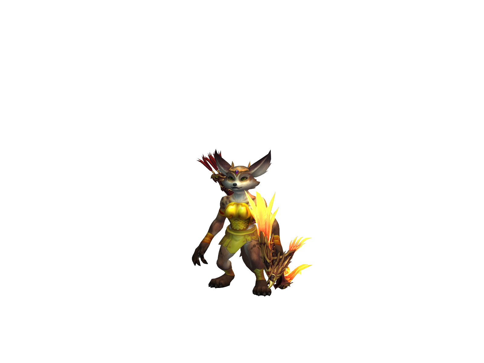 Qveen 3D character render