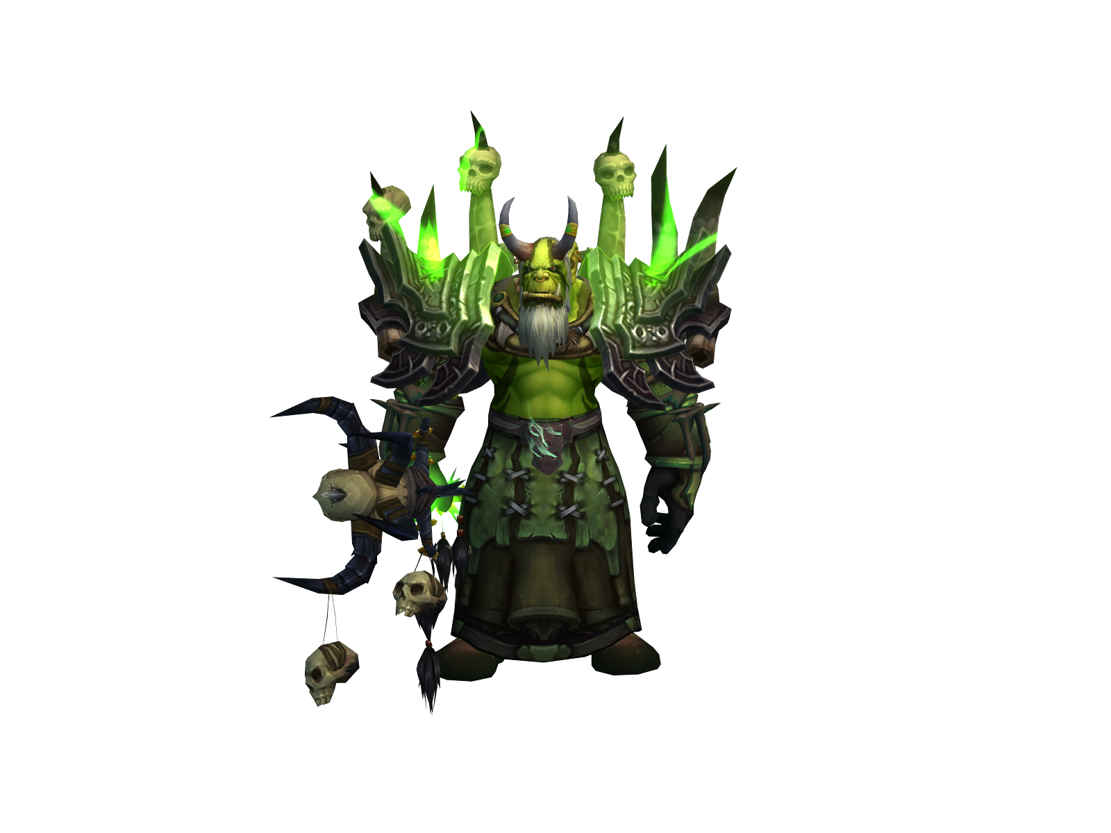 Mokarog 3D character render