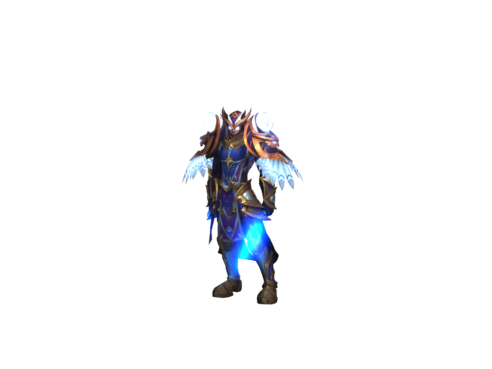 Aeldari 3D character render
