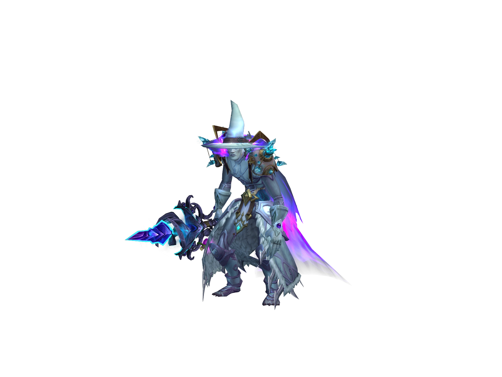 Darkfreiza 3D character render