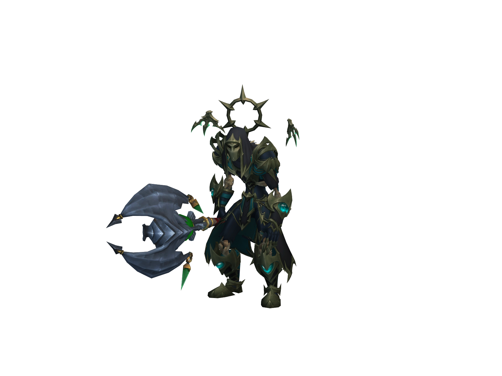 Fearholyaura 3D character render