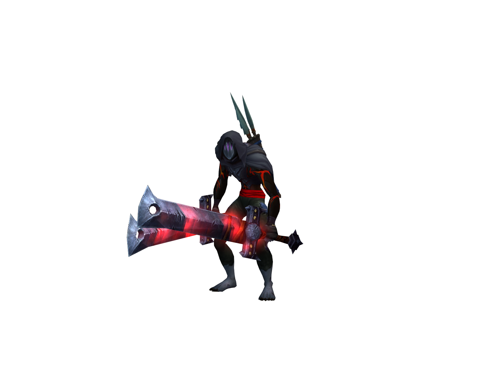 Slitthroats 3D character render