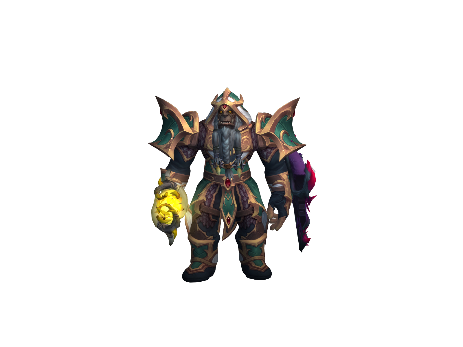 Banehollow 3D character render
