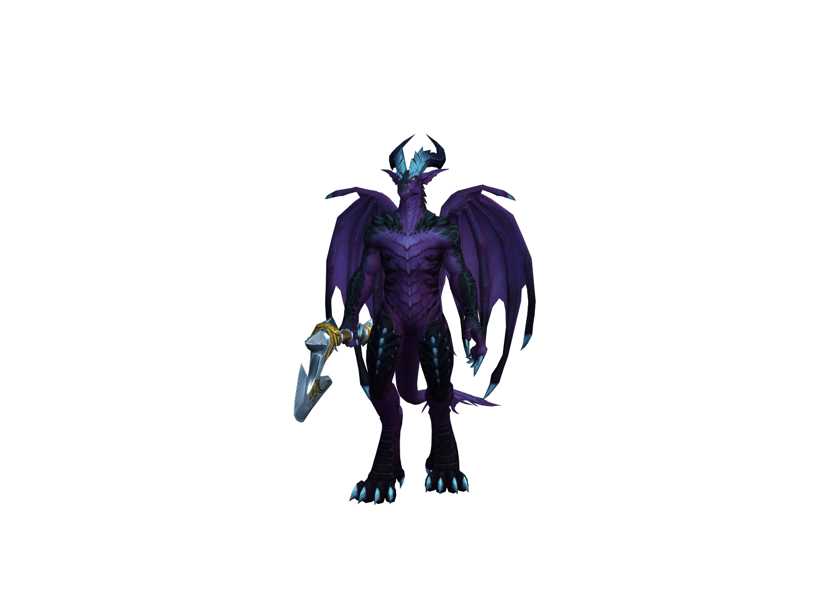Whiteklaw 3D character render