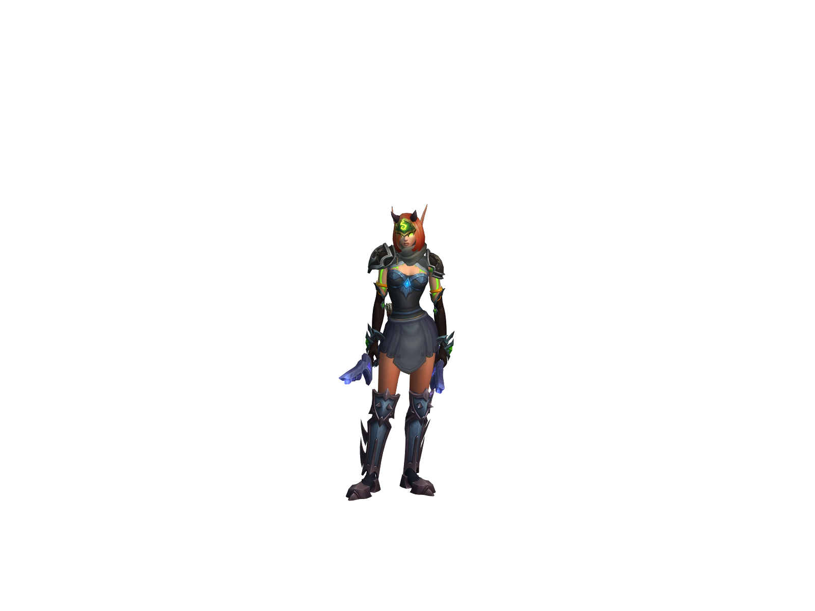 Aleriafrost 3D character render