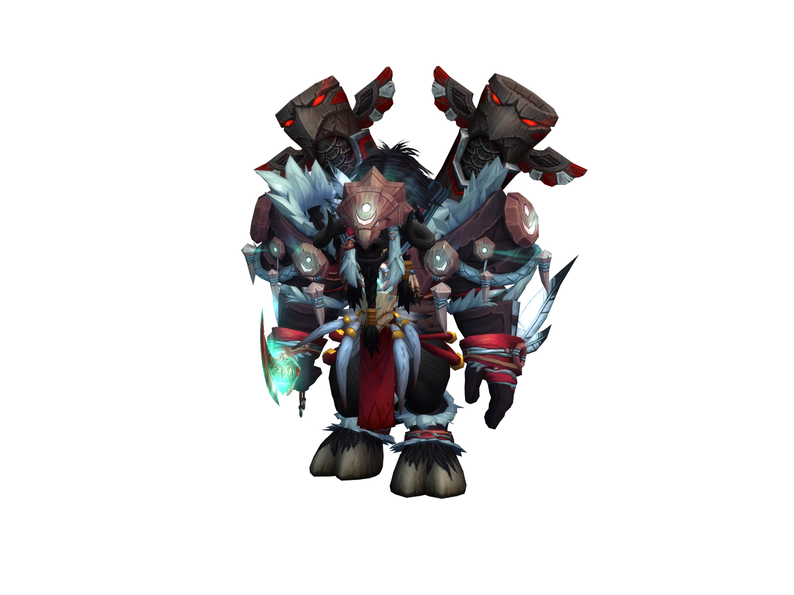 Azrakhan 3D character render