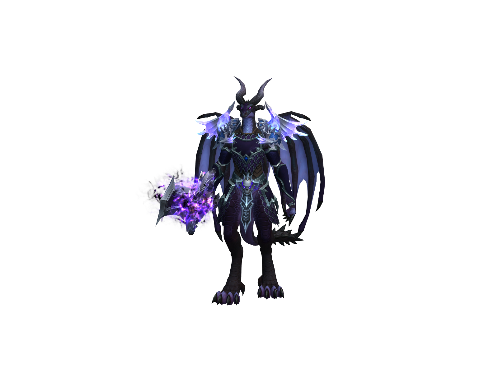Malefian 3D character render
