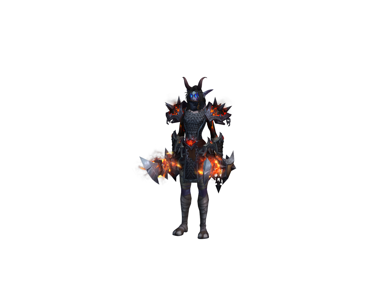 Elevated 3D character render