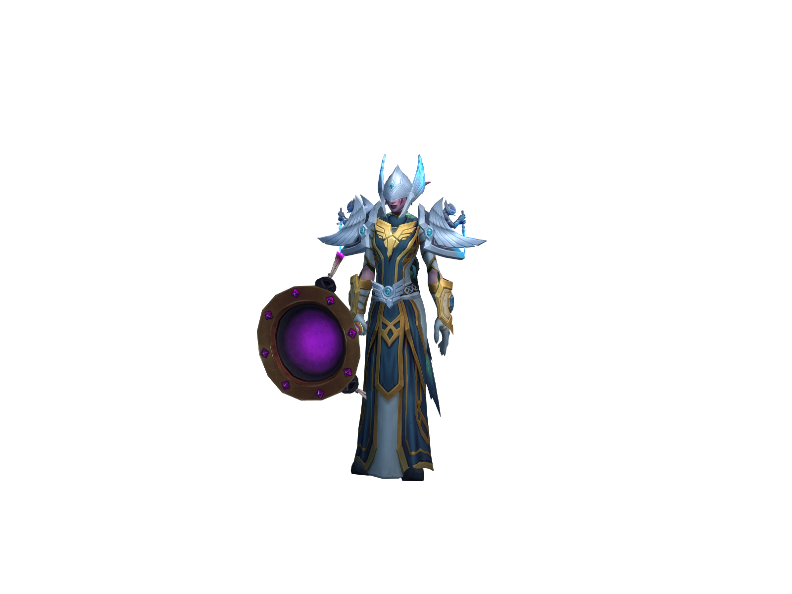Aqulausia 3D character render