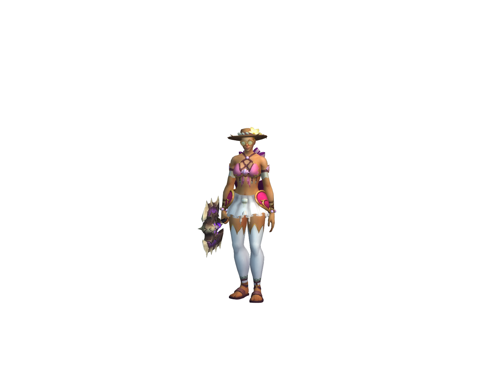 Lythel 3D character render