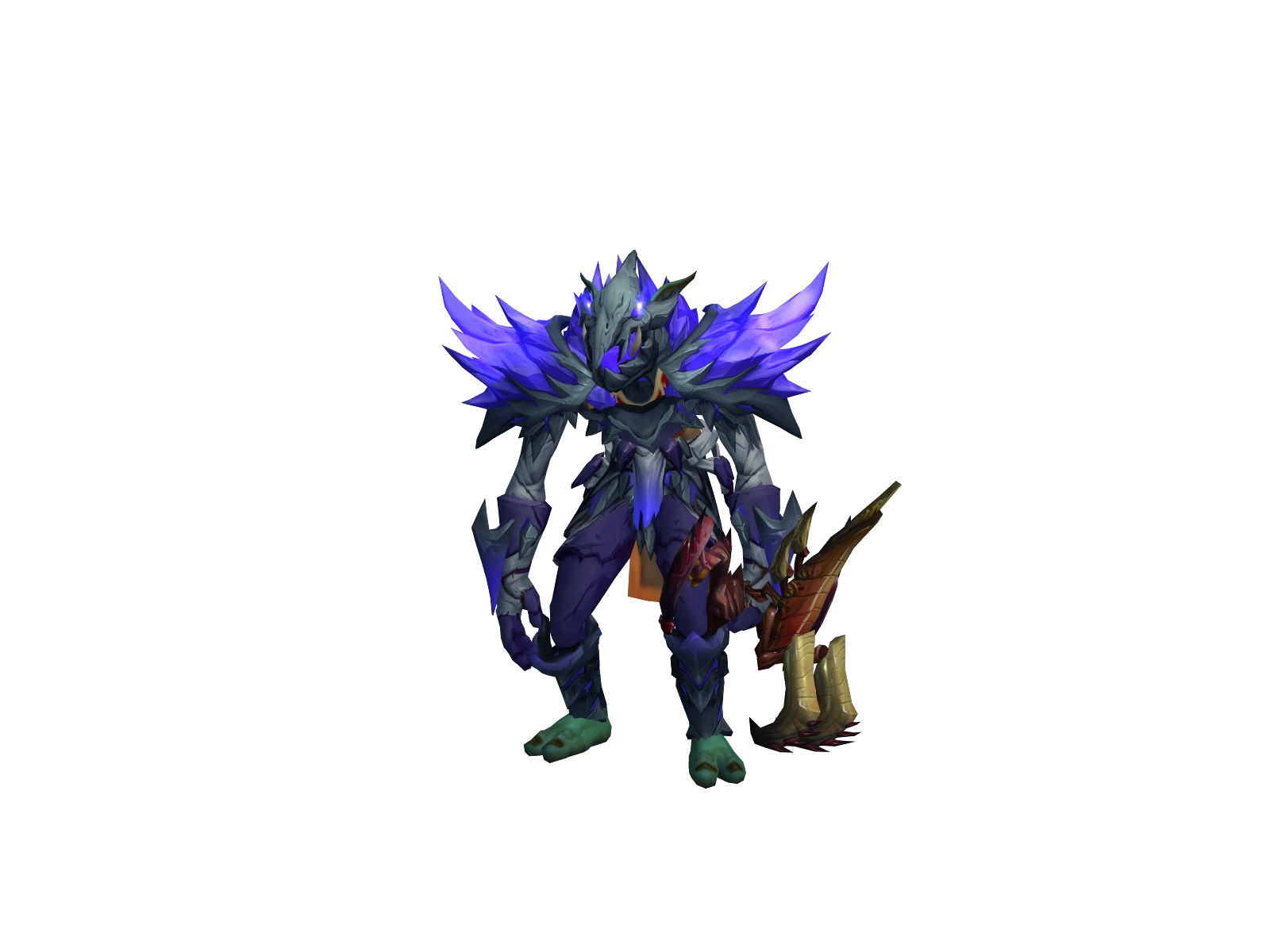 Crackahuntah 3D character render