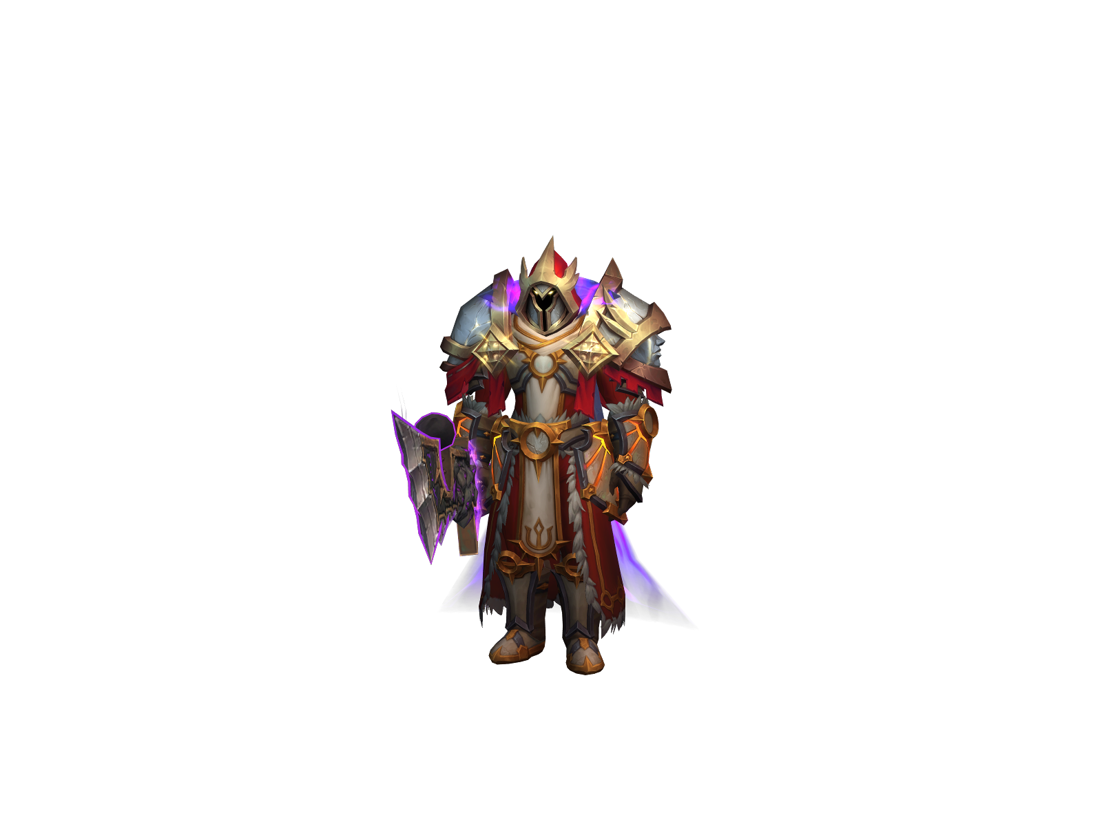 Rayevil 3D character render