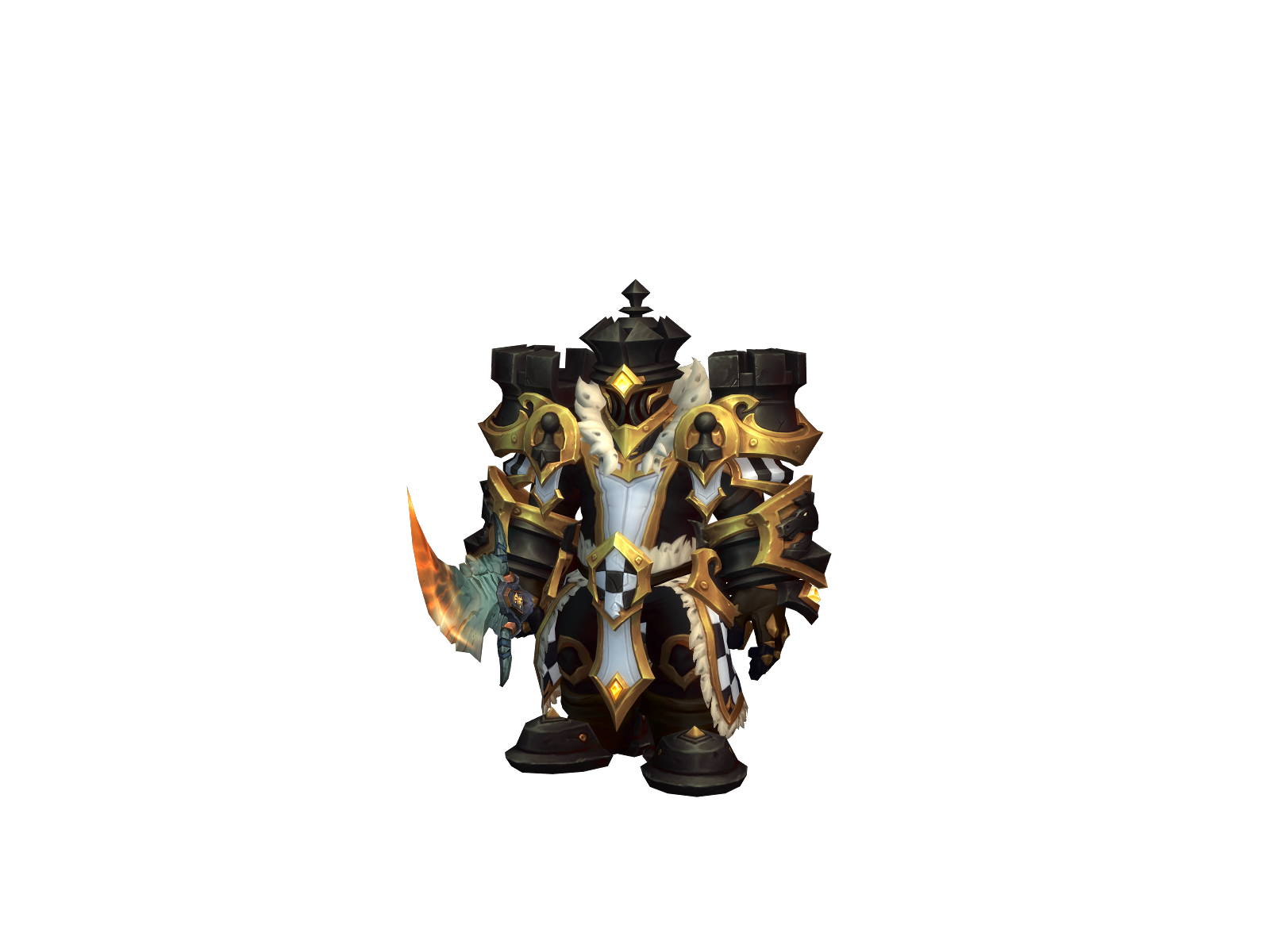 Mobbarley 3D character render