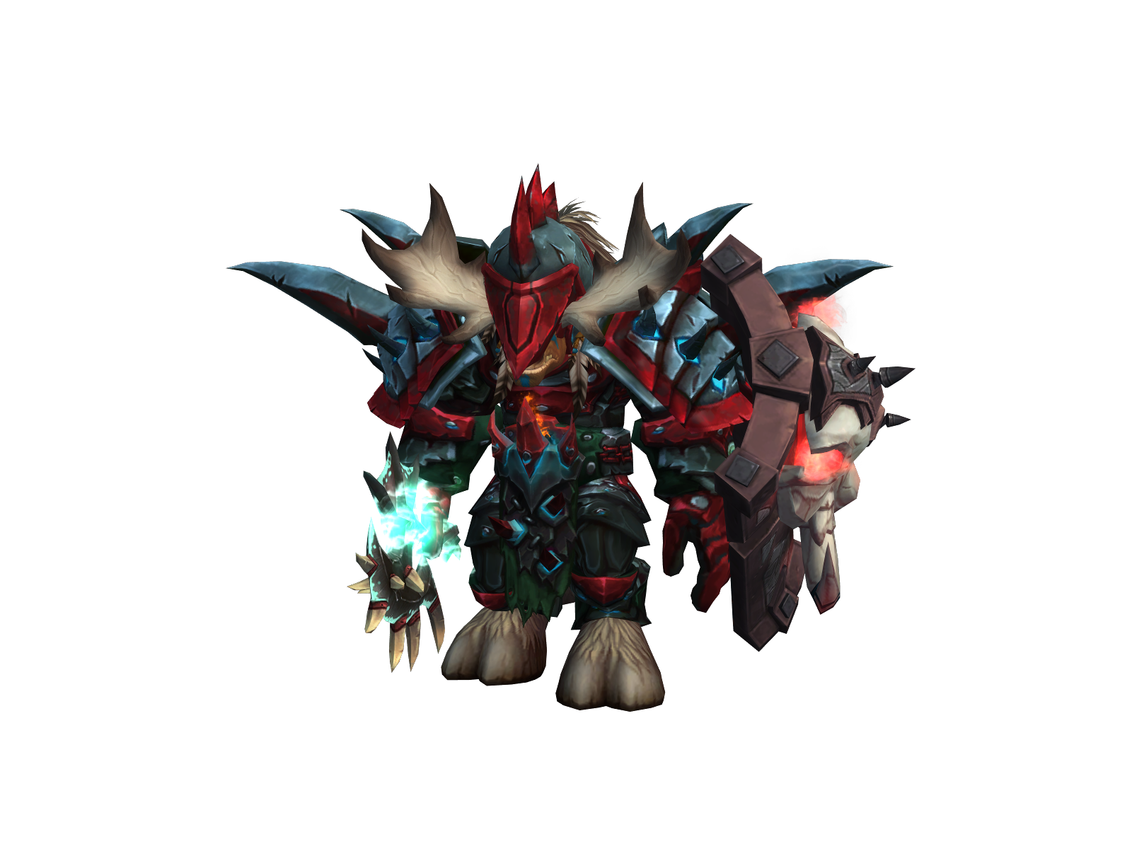 Mildearmor 3D character render
