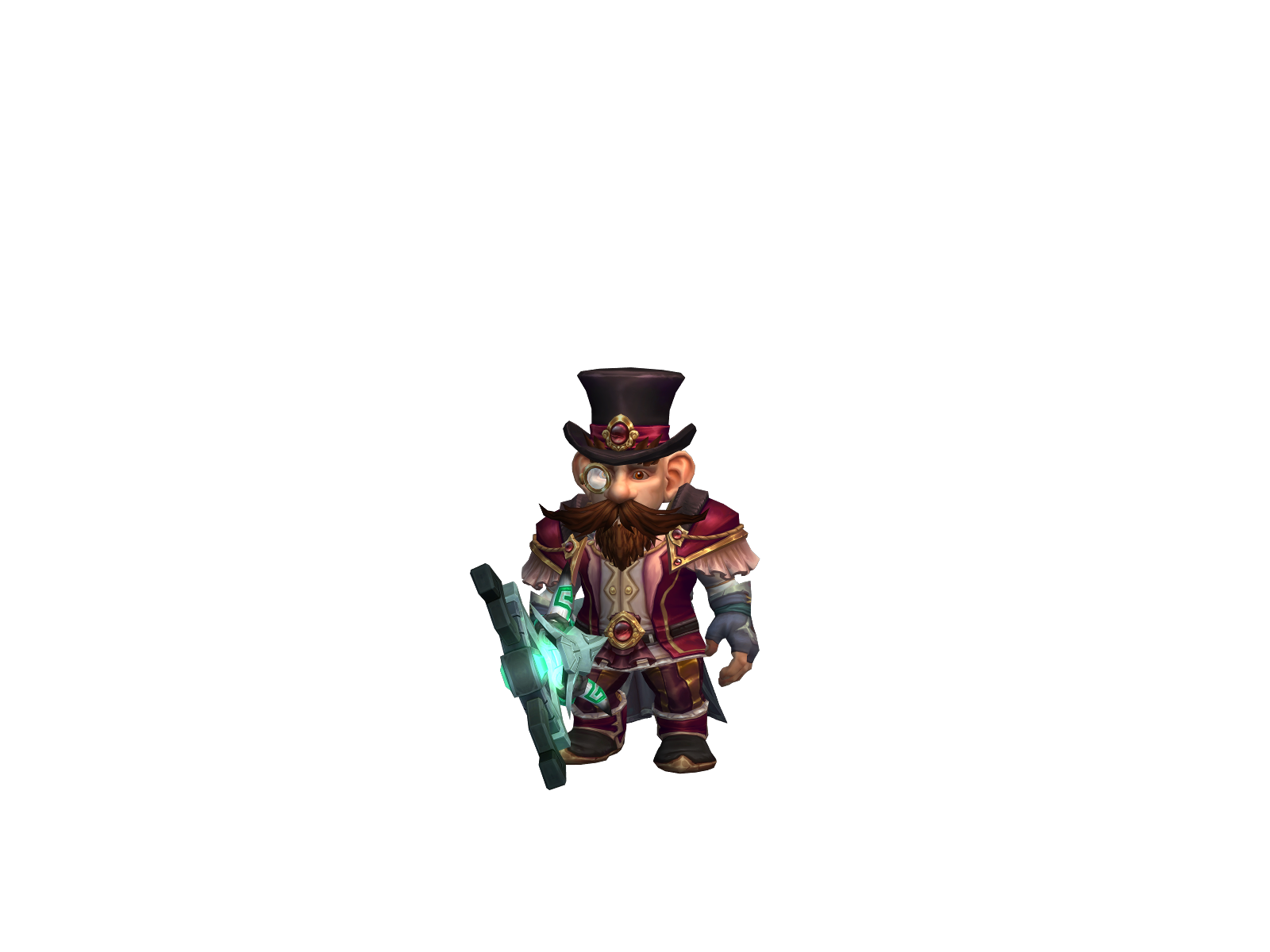 Gnomerpyle 3D character render