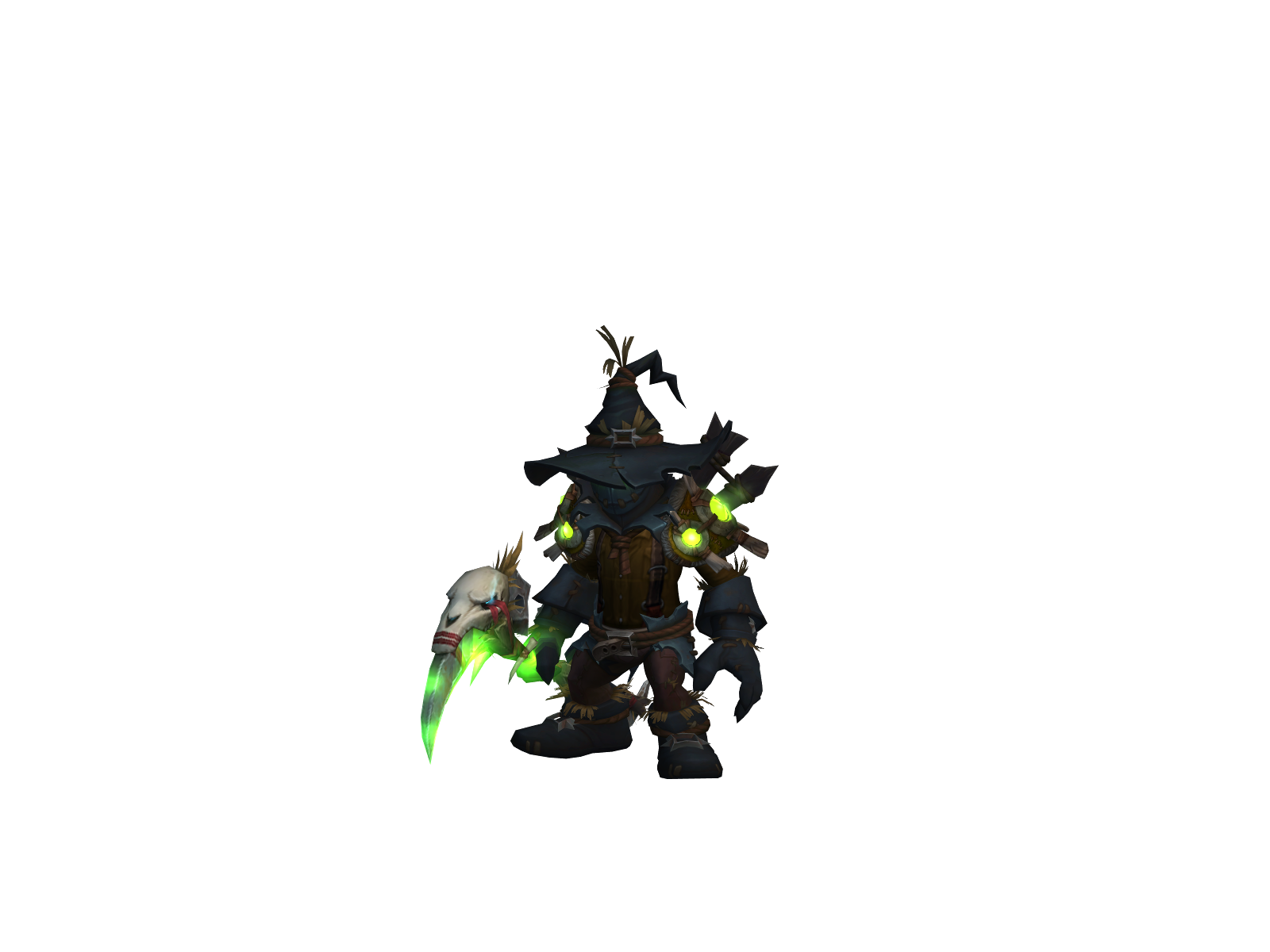 Machoshaman 3D character render