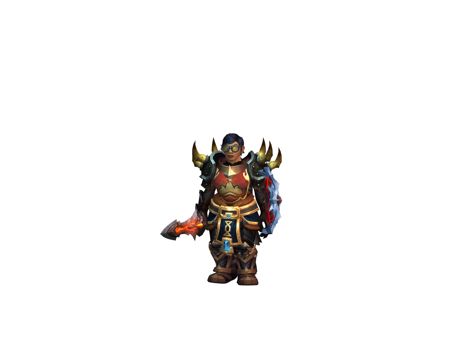 Biggange 3D character render