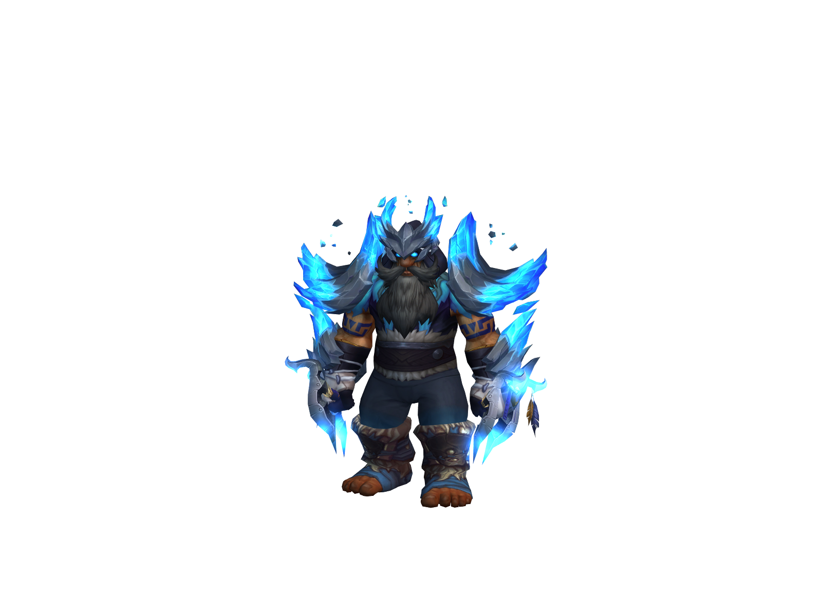 Beefcäke 3D character render