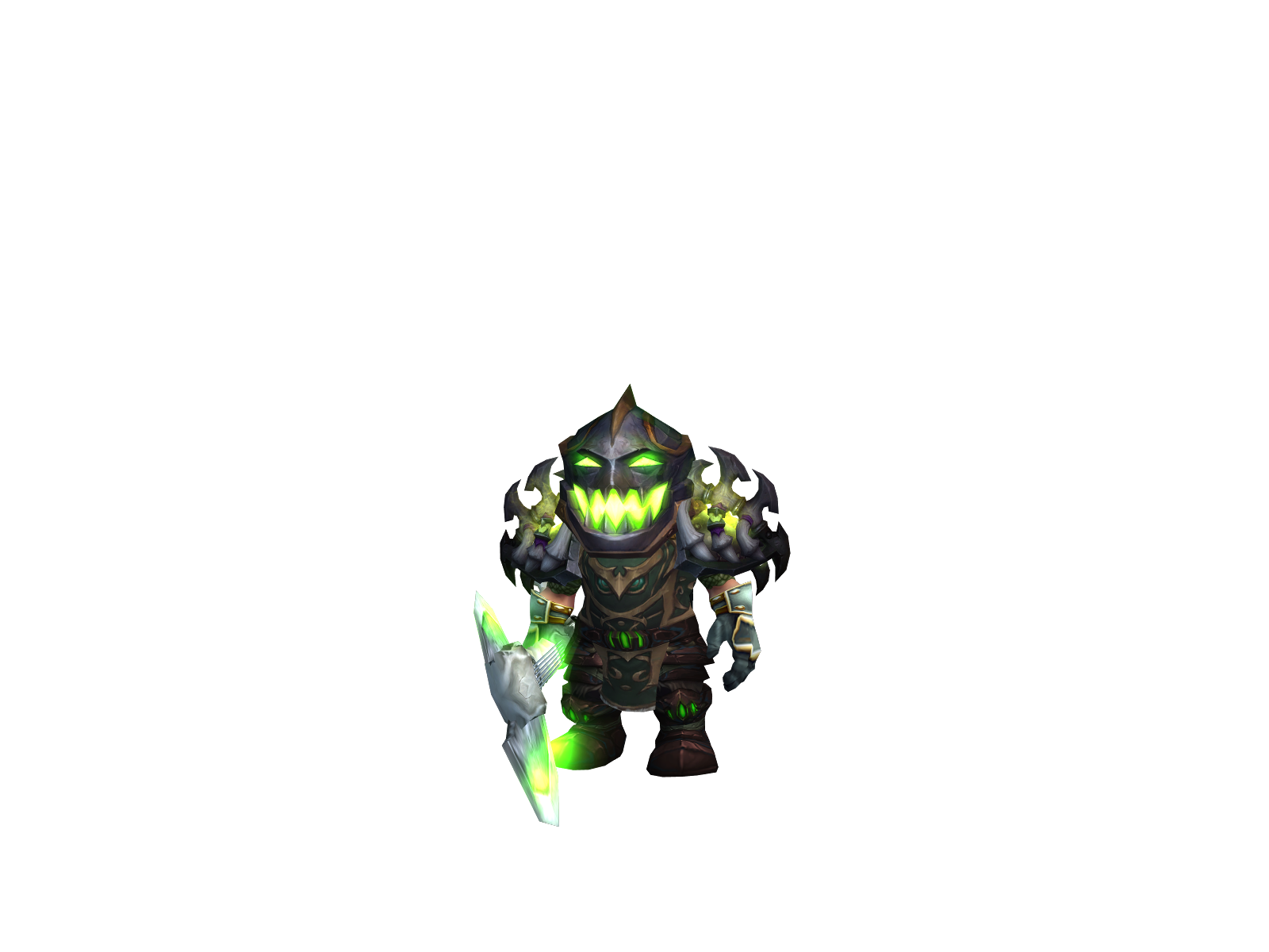 Babyrage 3D character render