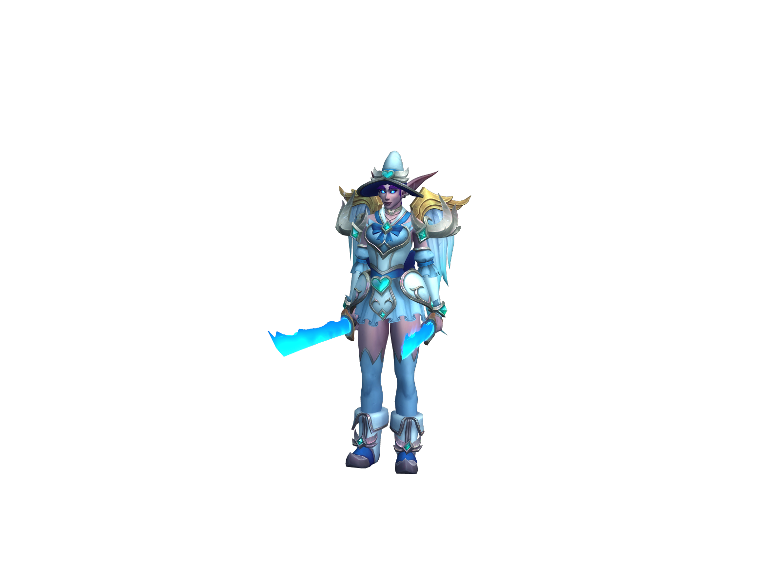 Kittyskat 3D character render