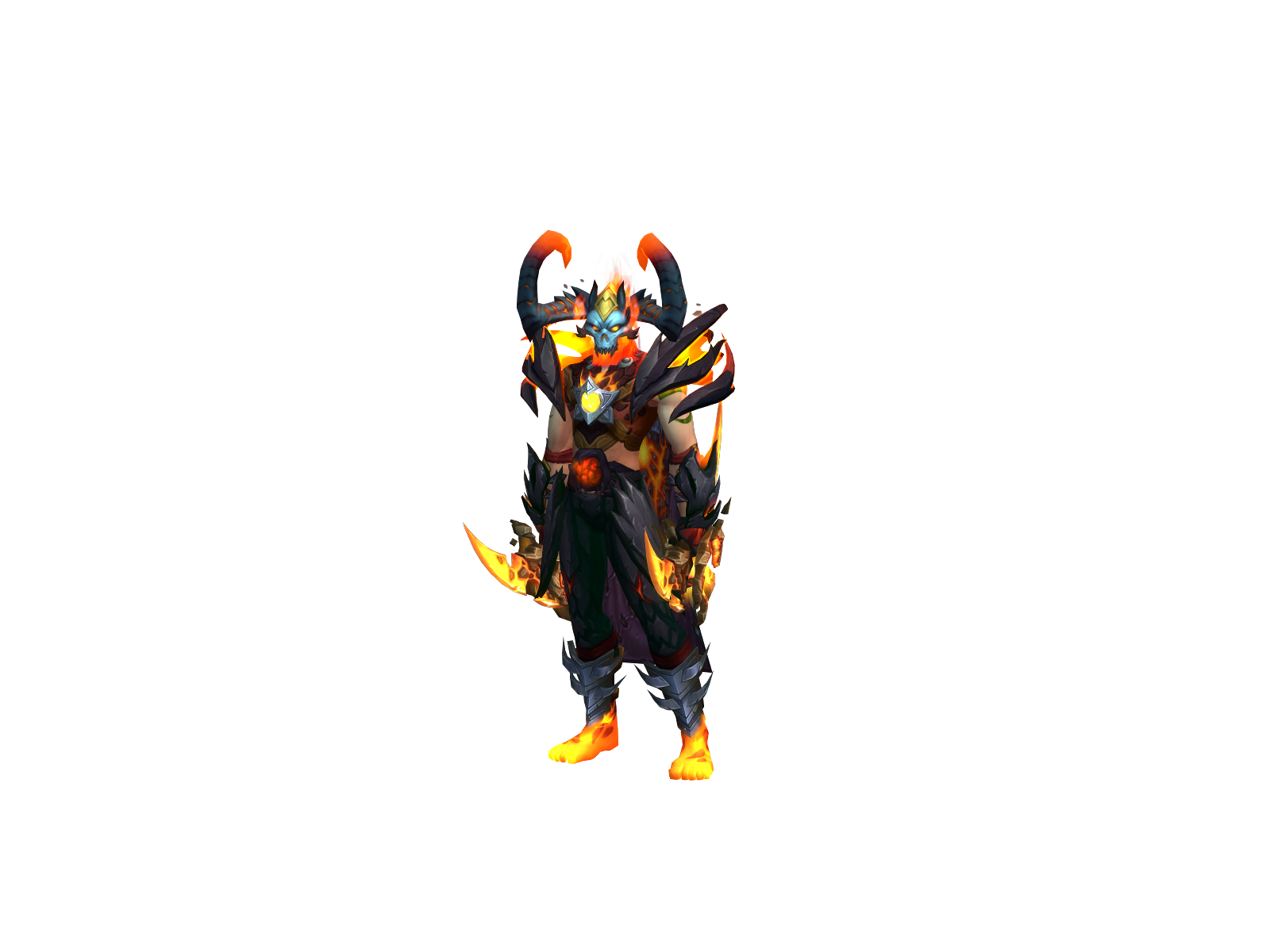Demonrey 3D character render