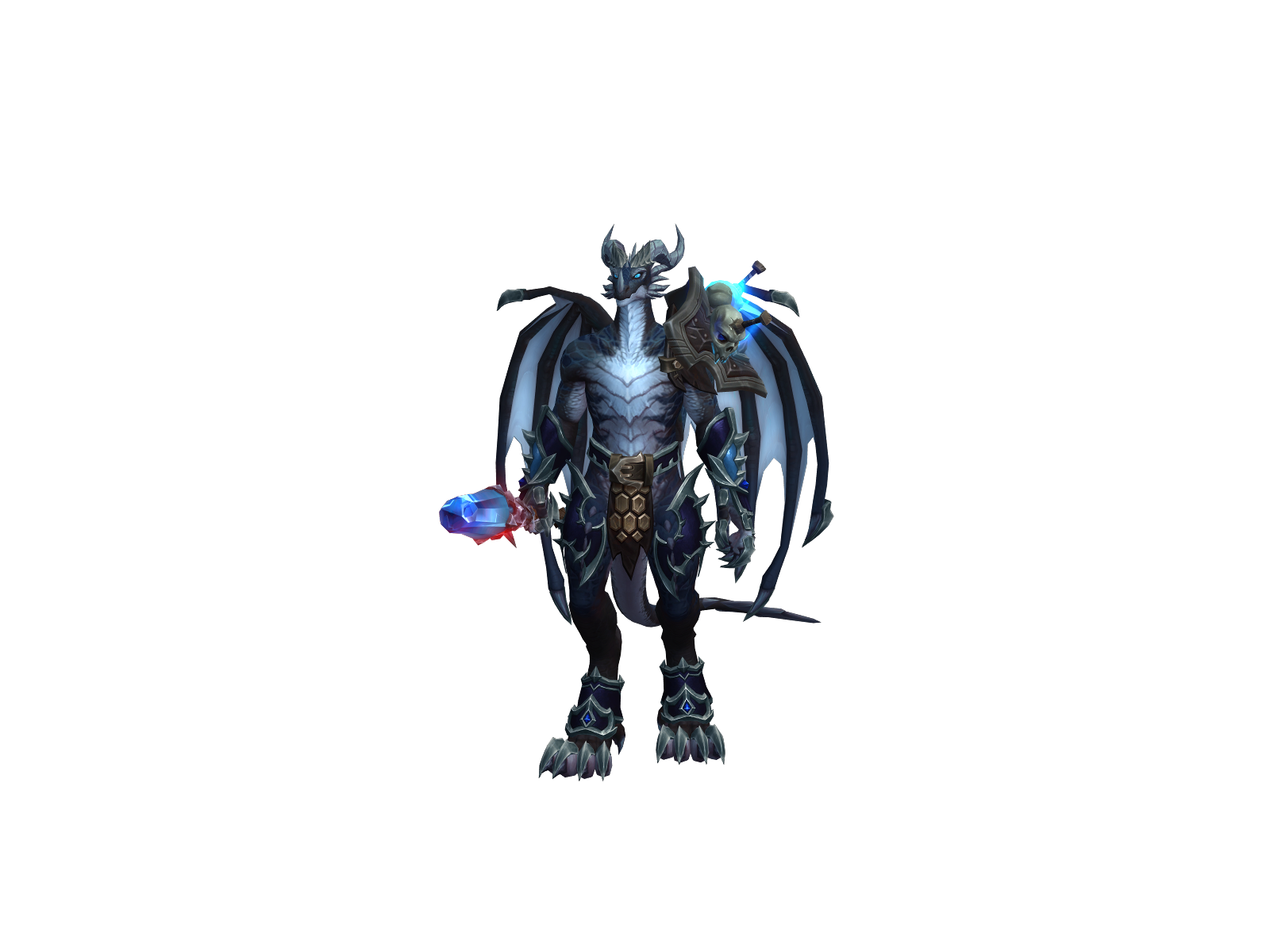 Slowdrak 3D character render