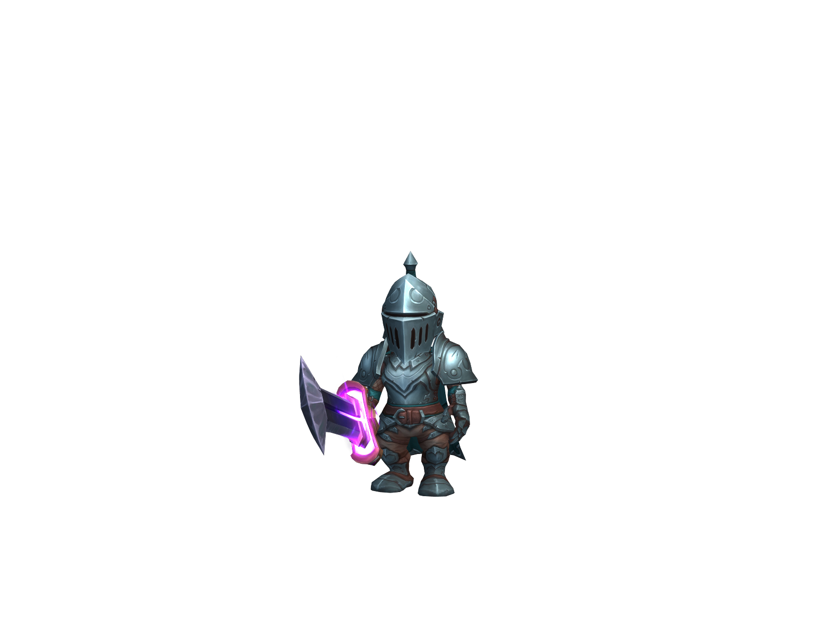 Mustnut 3D character render