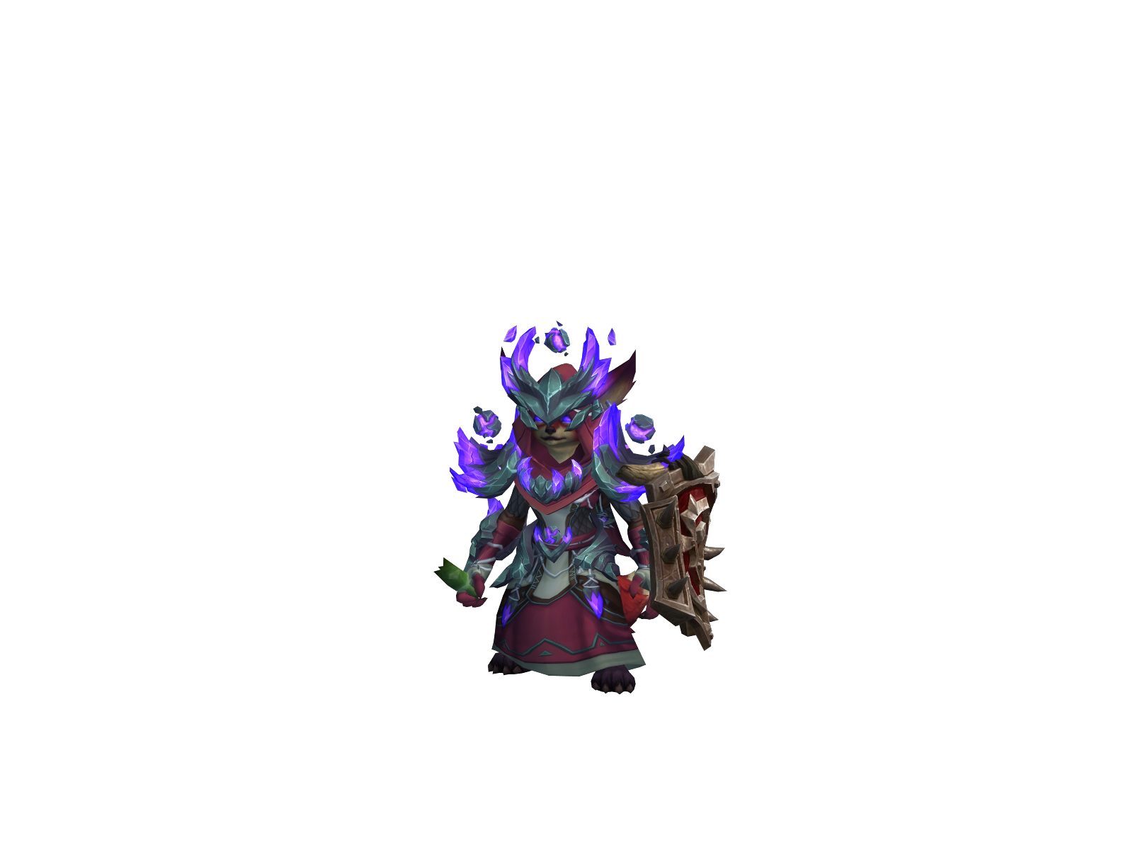 Foxwithsox 3D character render