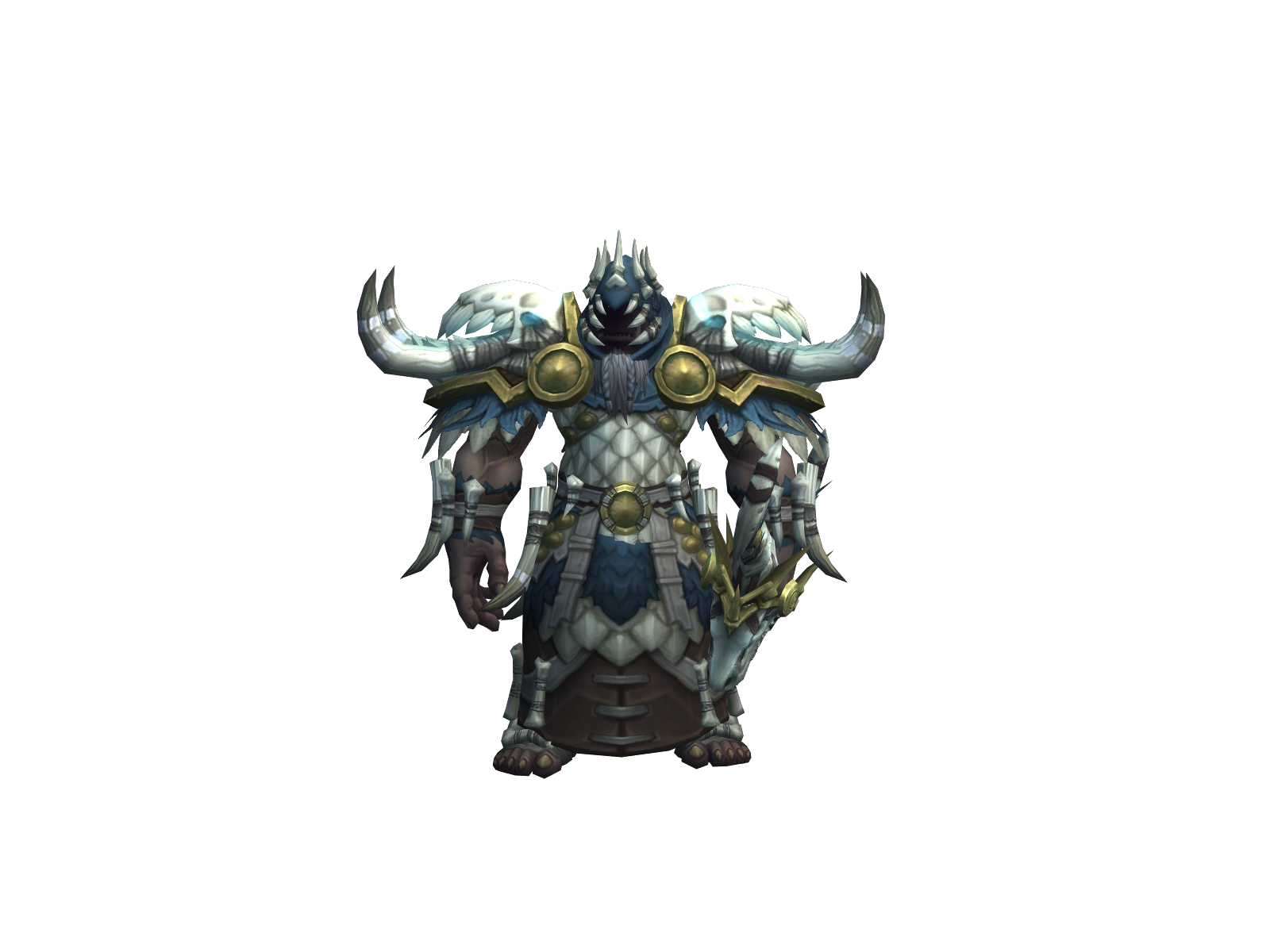Rów 3D character render