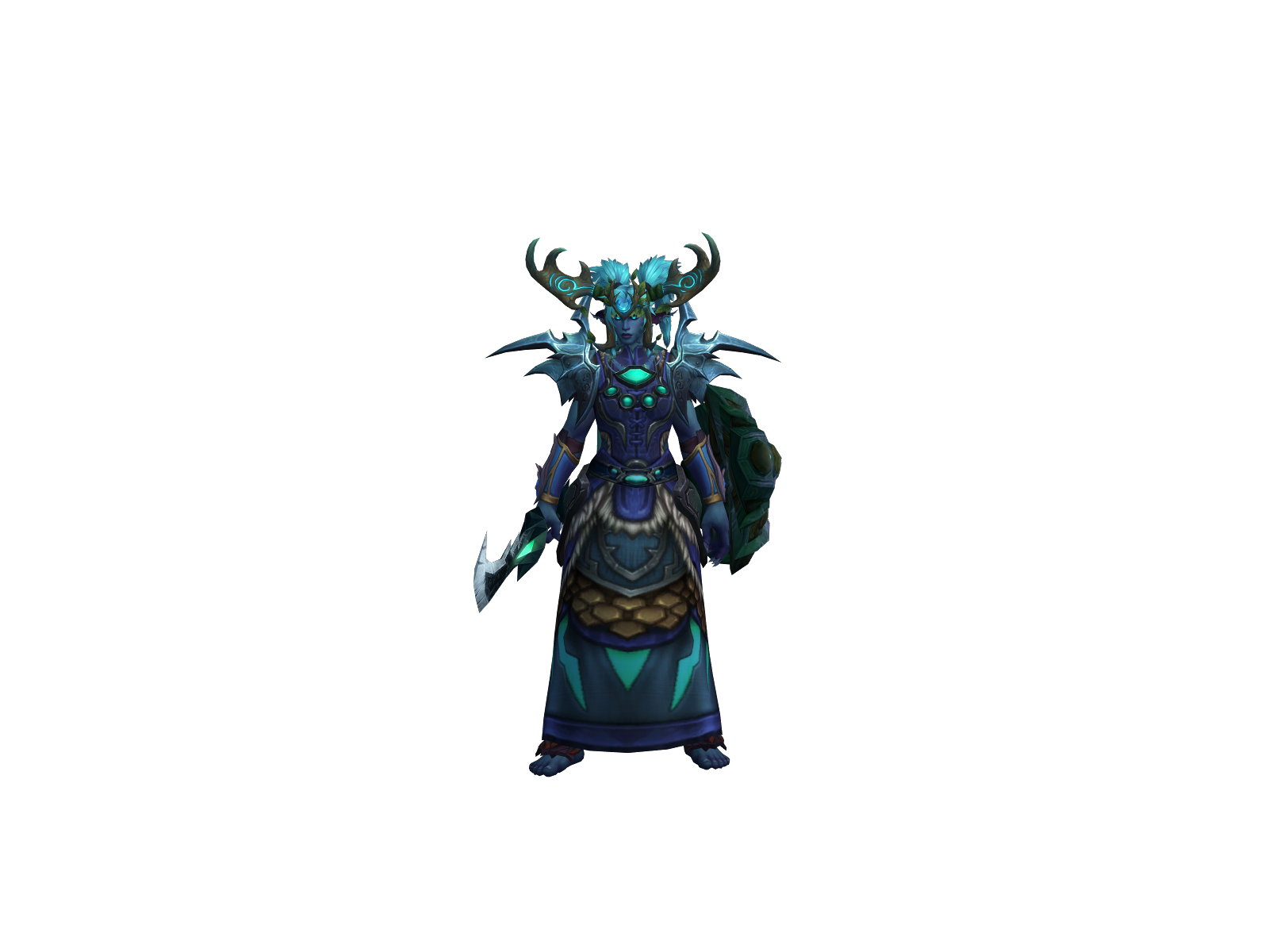Sïrën 3D character render