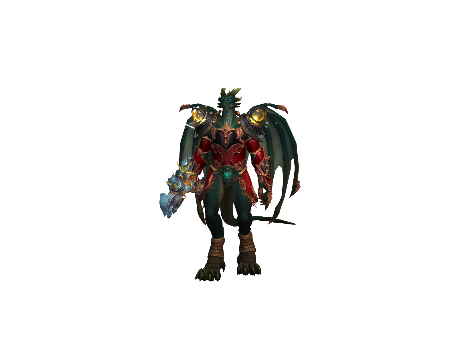Dragonìtè 3D character render
