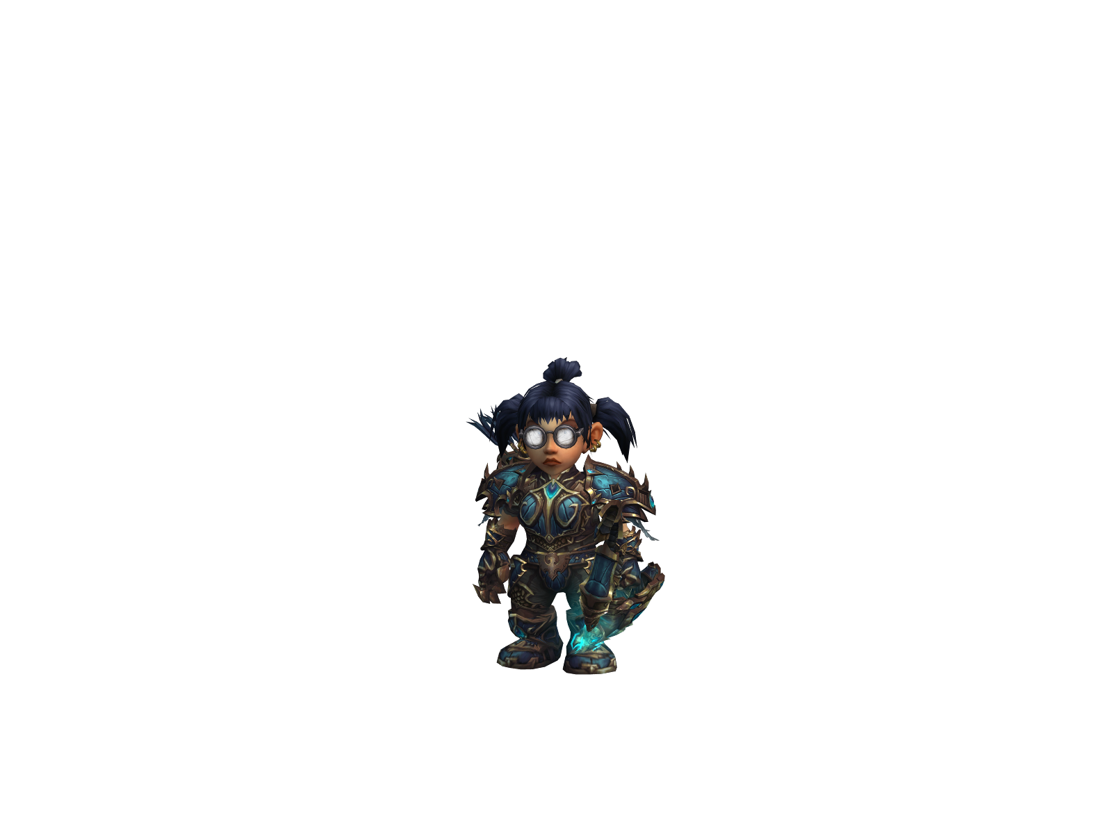 Myrtel 3D character render