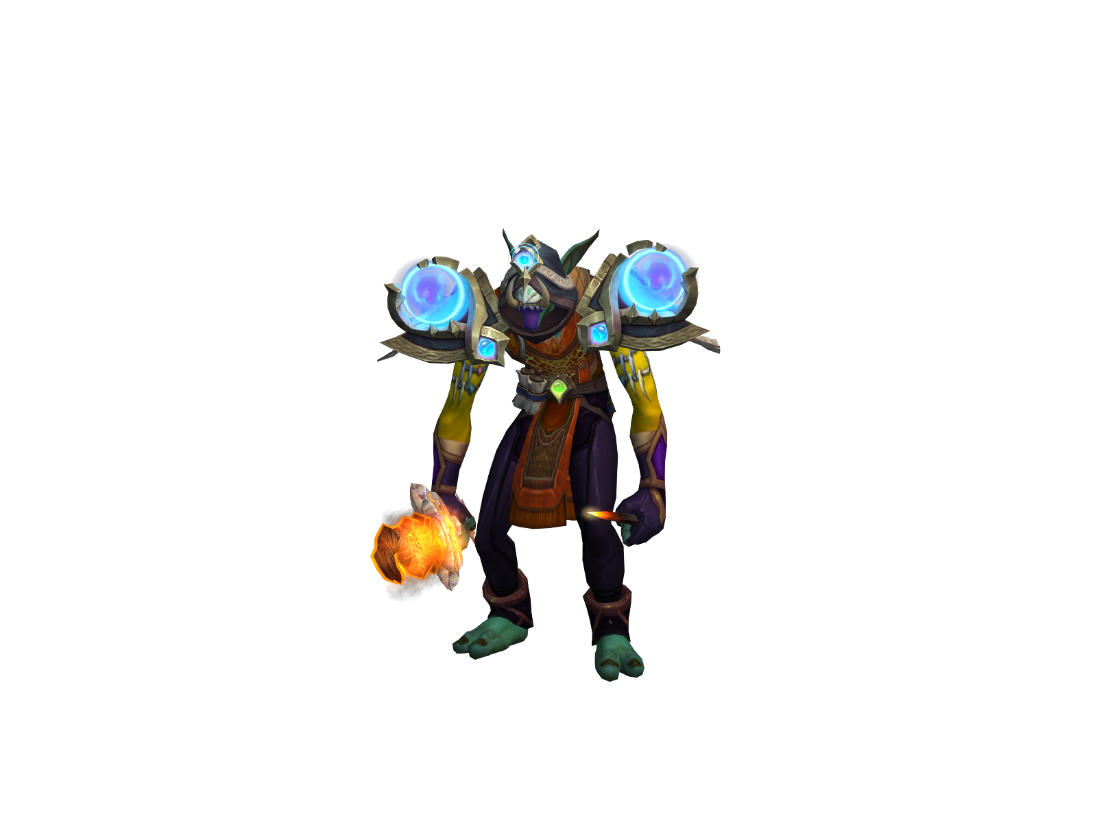 Veinmetal 3D character render