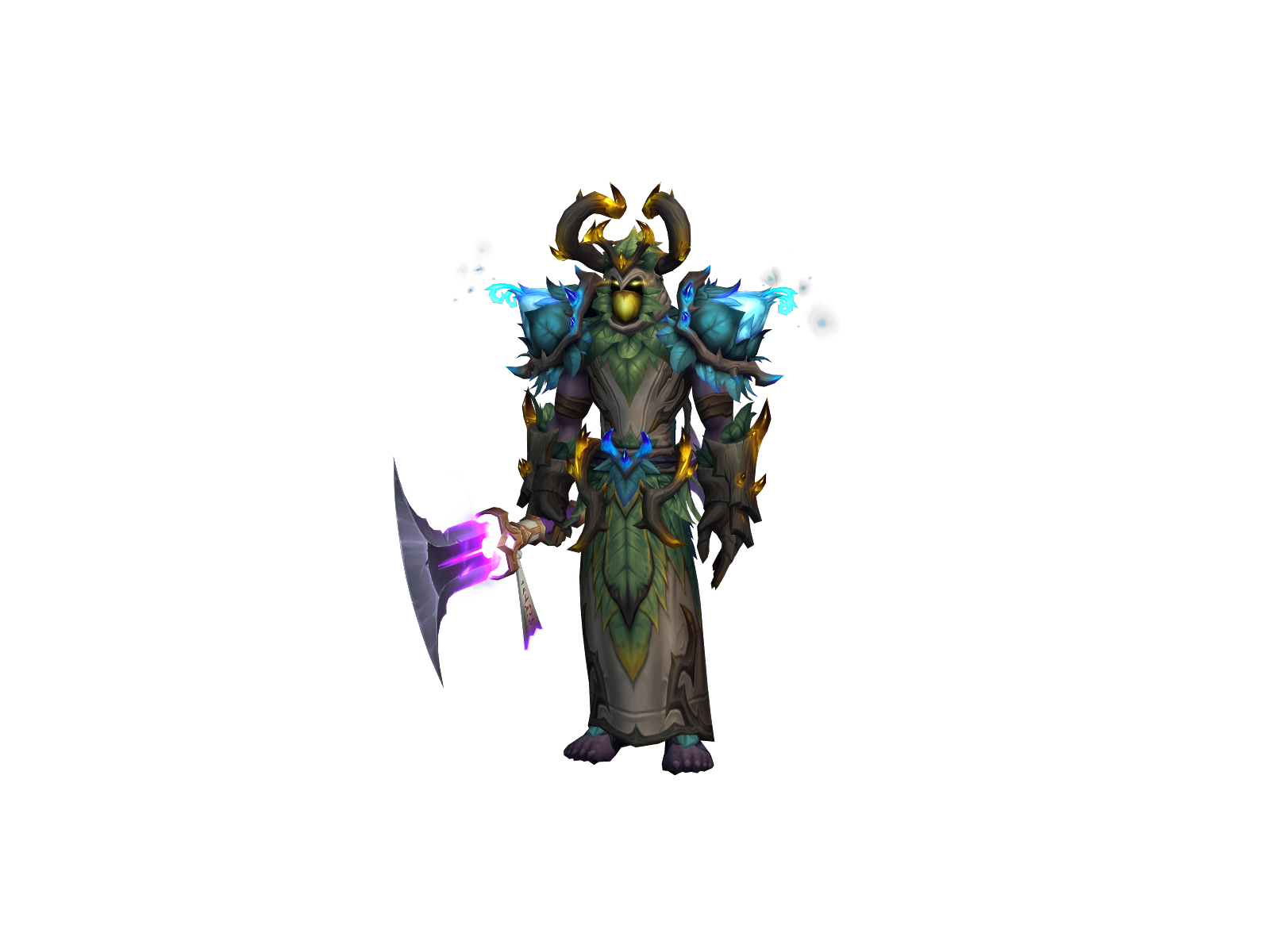 Darkgrowl 3D character render