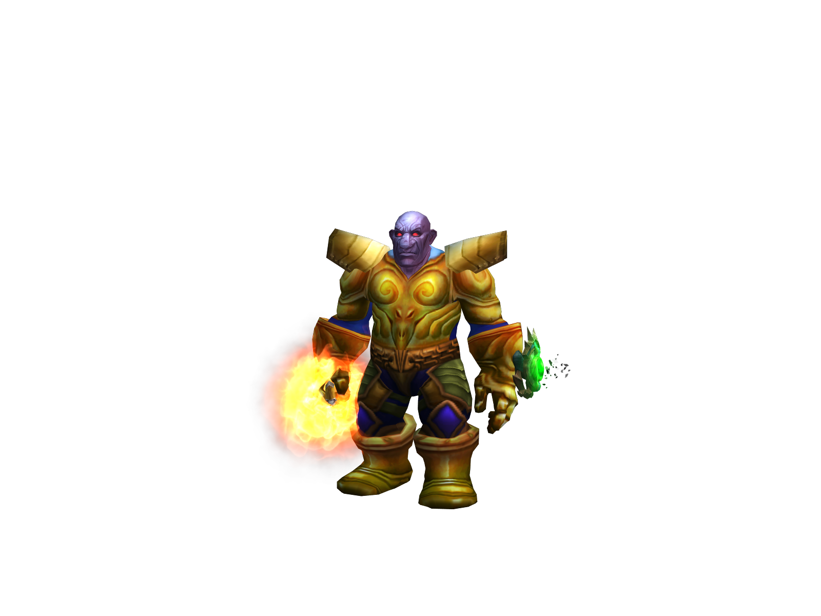 Thanos 3D character render