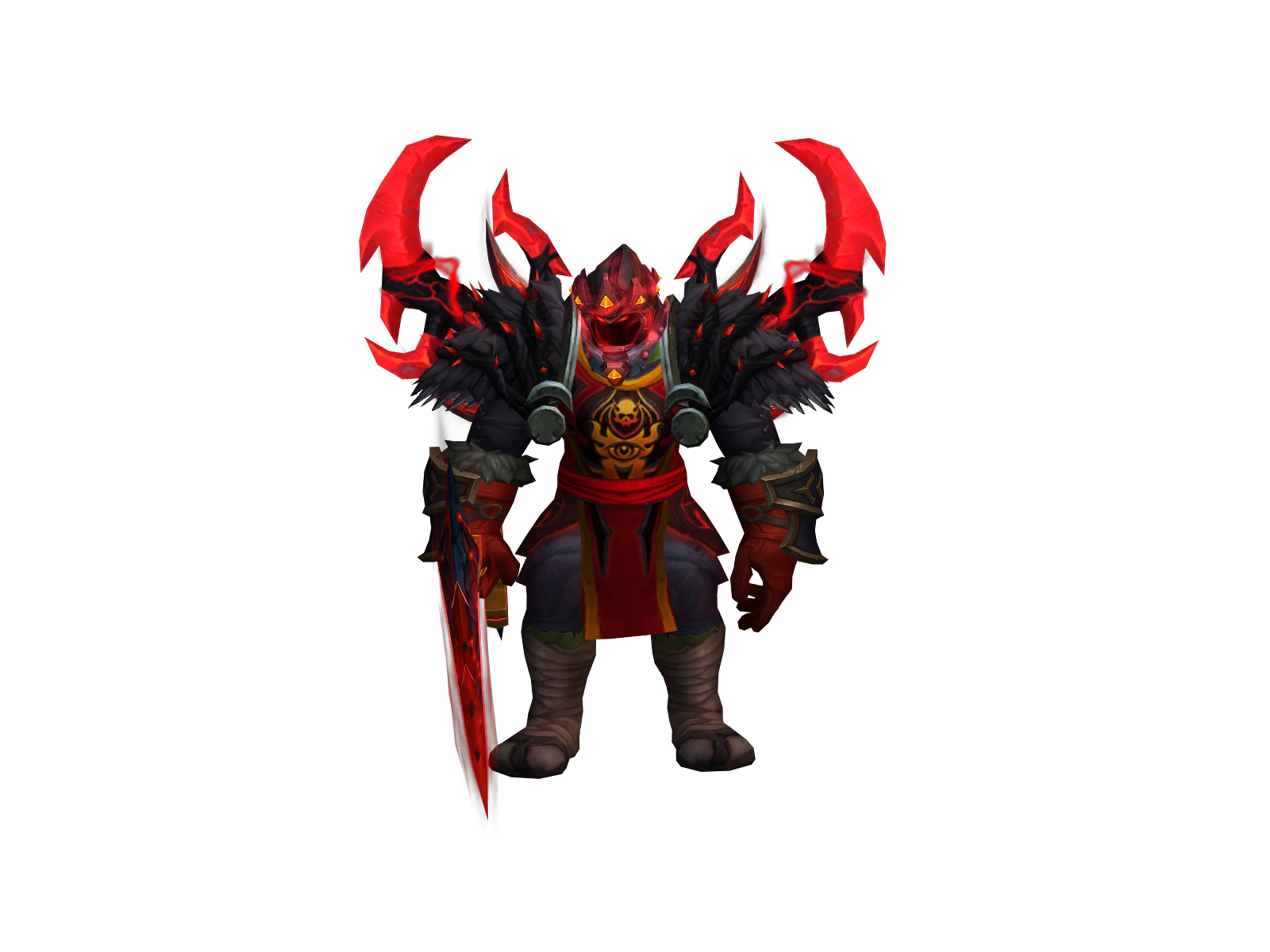 Takabaka 3D character render
