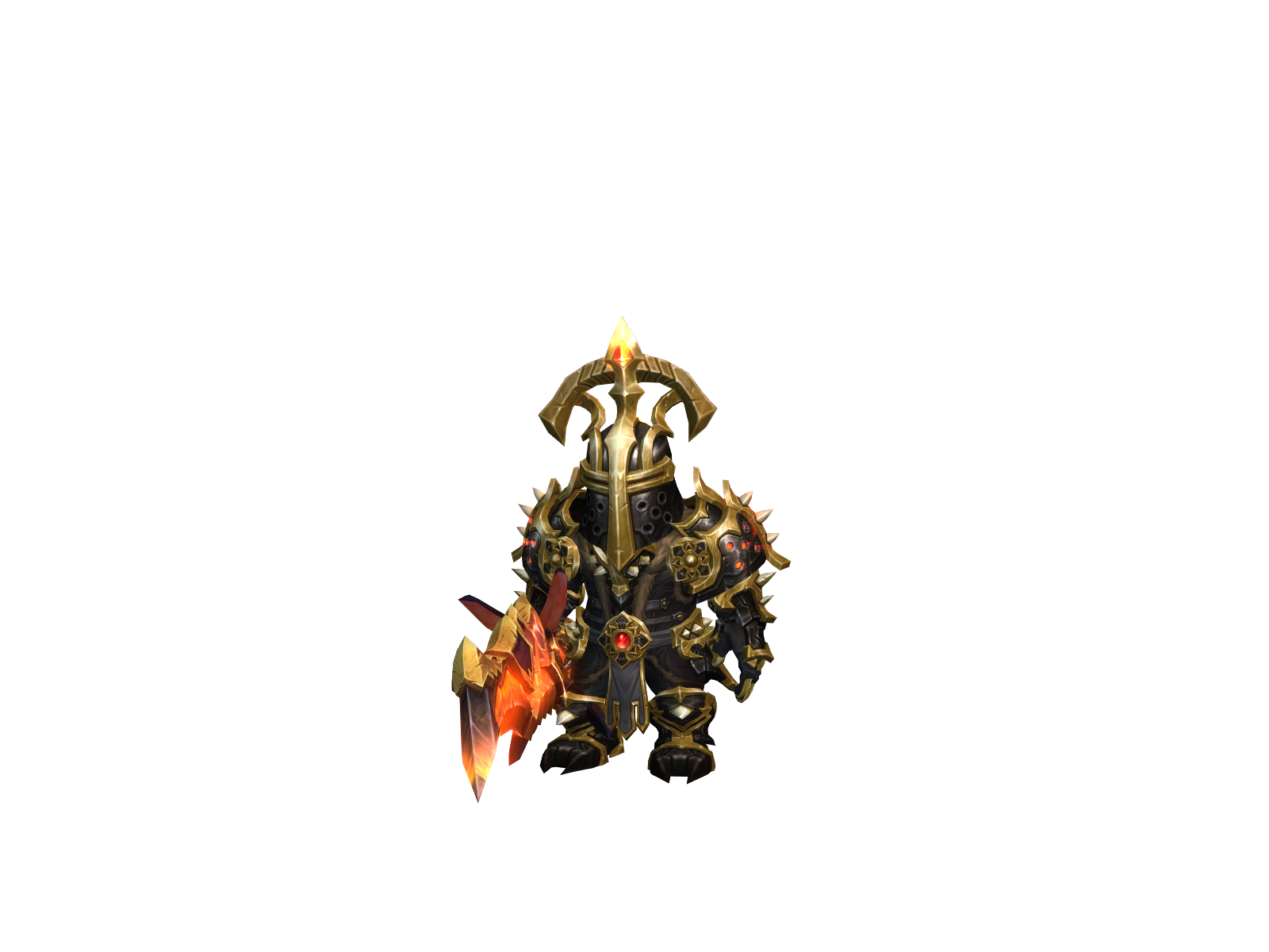 Drillu 3D character render