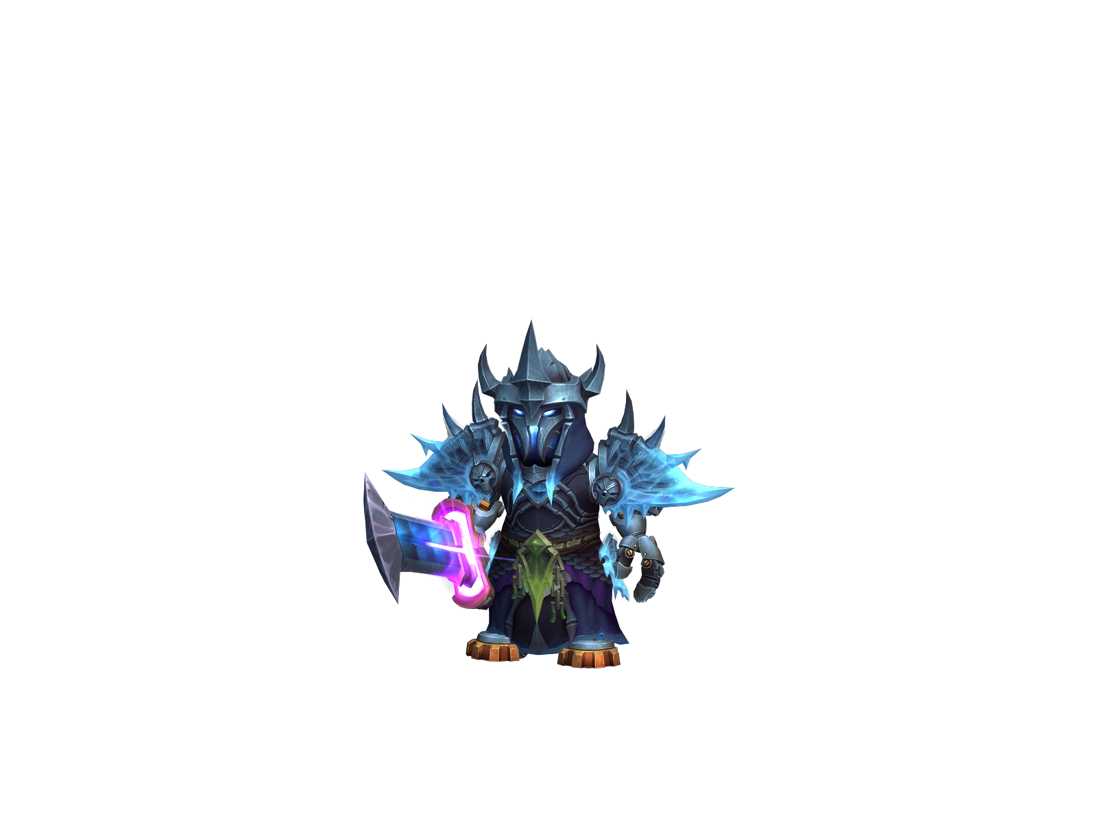 Papasback 3D character render