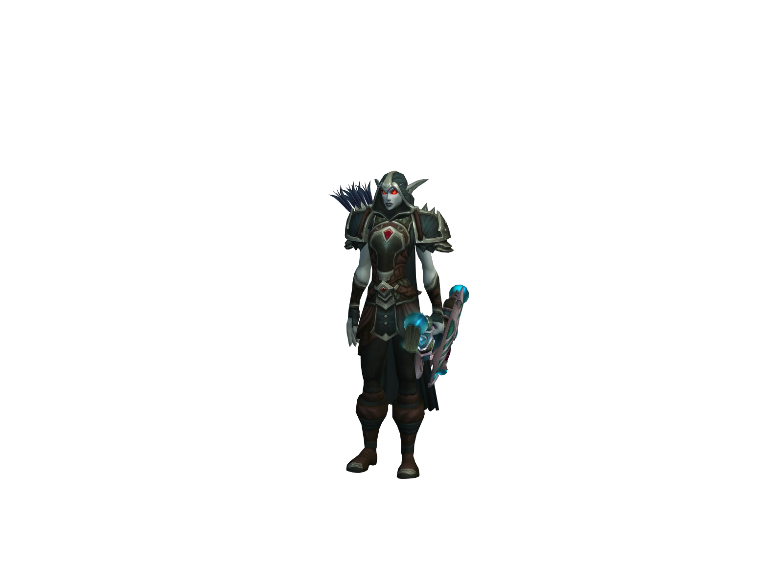 Huntrés 3D character render