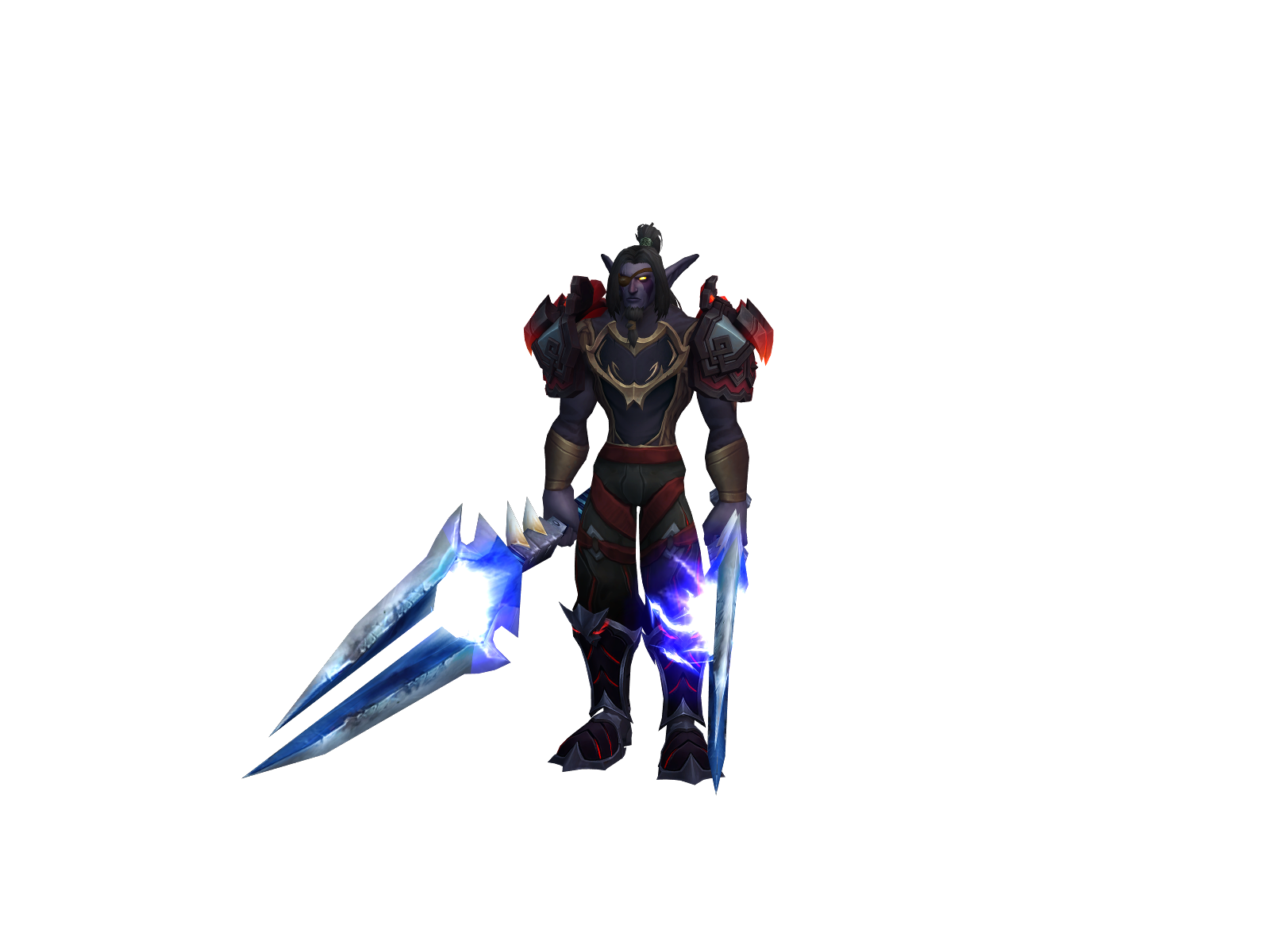 Stabbing 3D character render