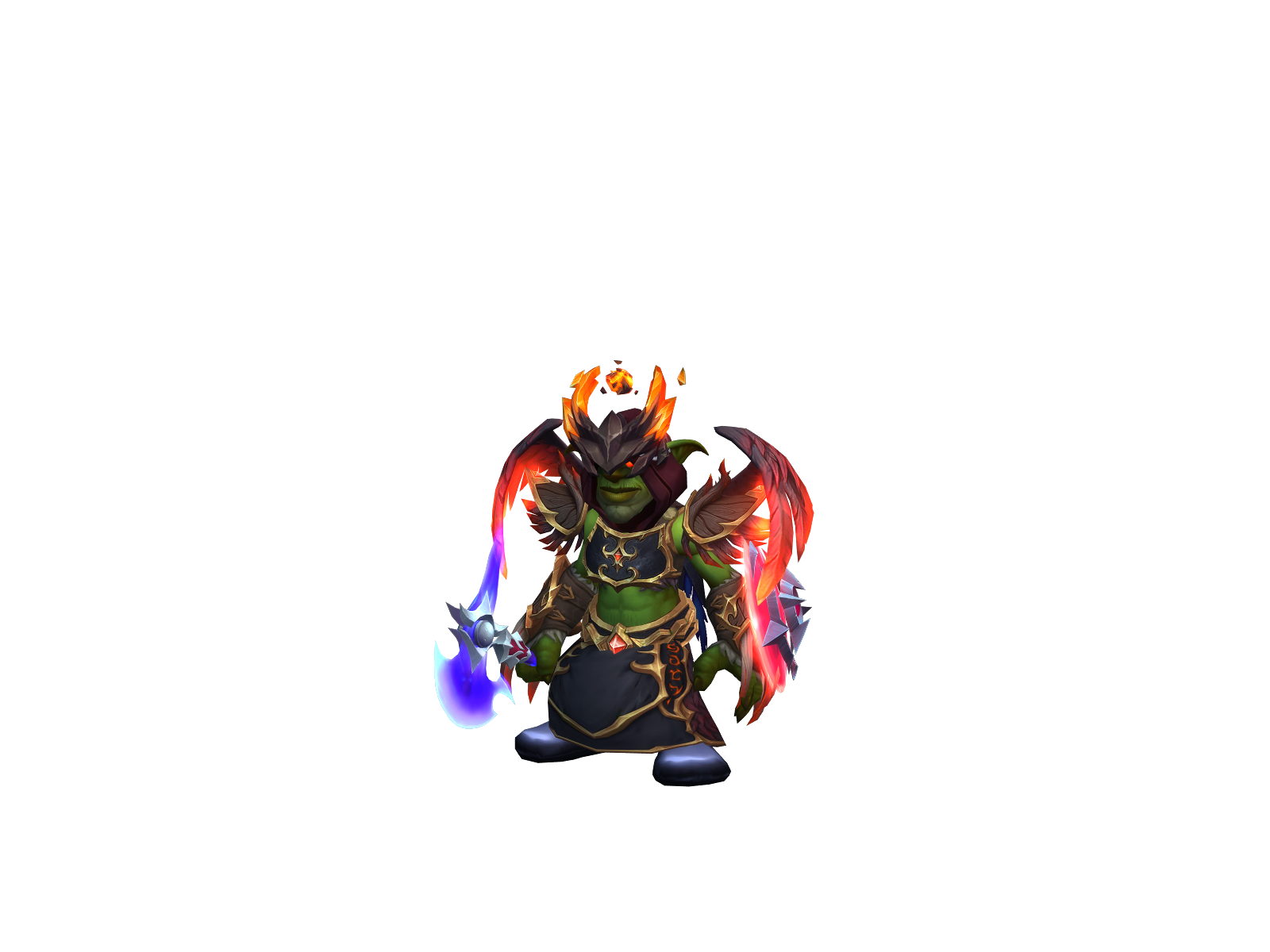 Pomem 3D character render