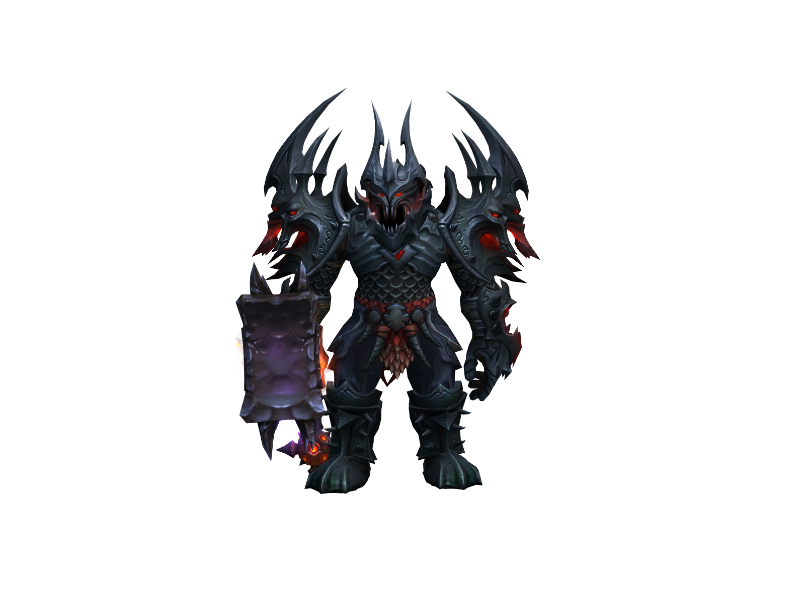 Mortaryon 3D character render