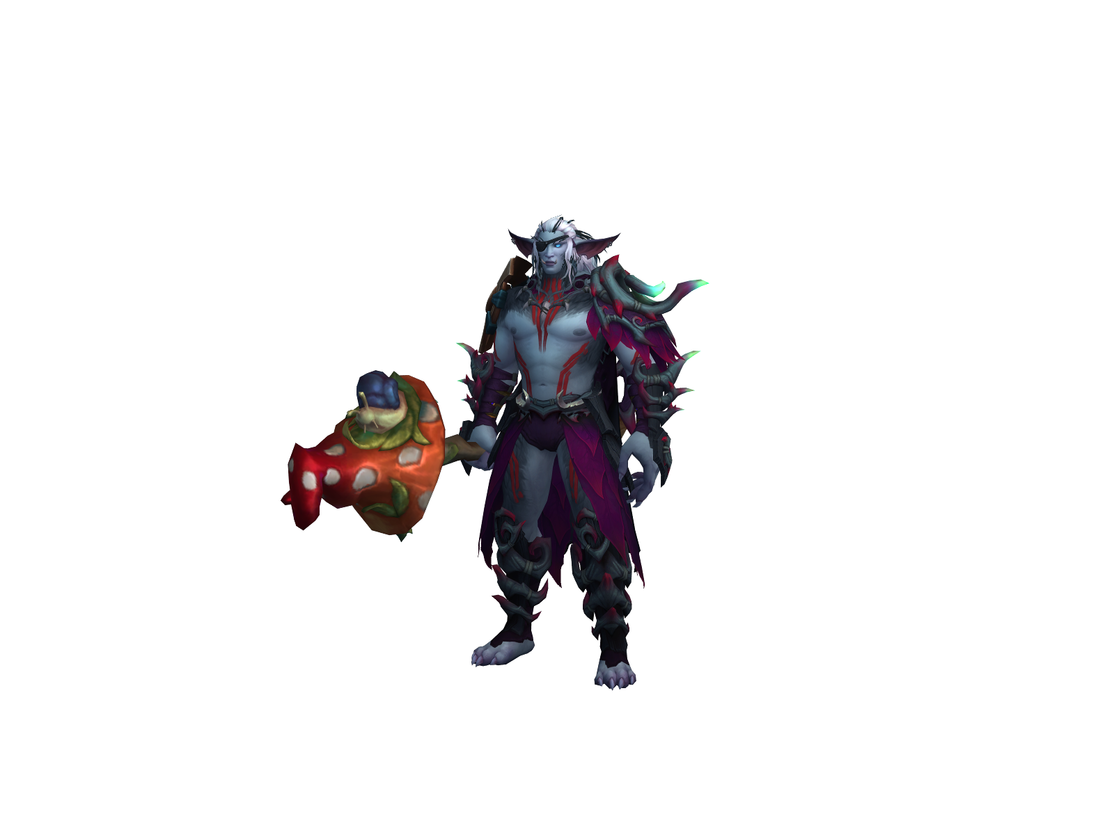 Petemoss 3D character render