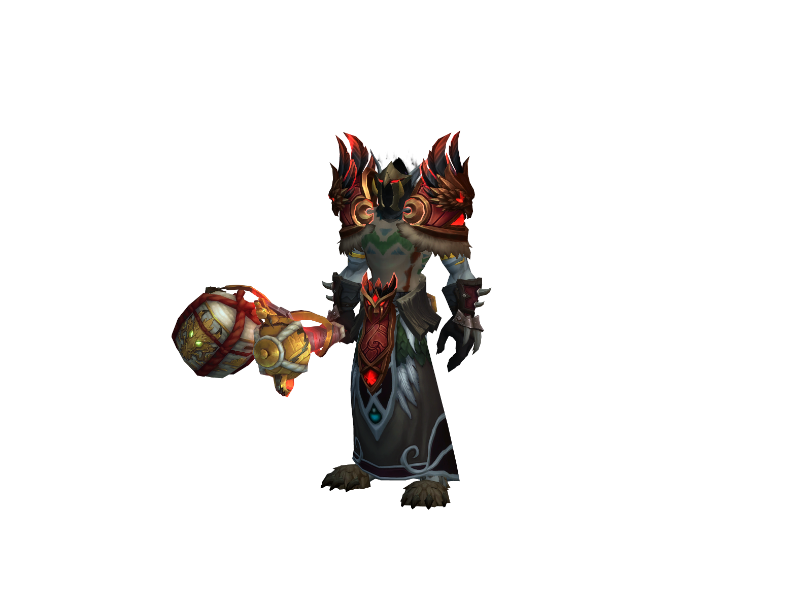 Brelthrody 3D character render