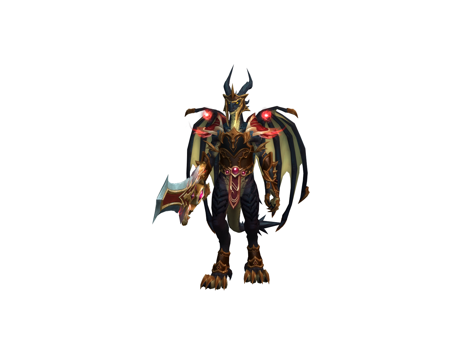 Neltharionn 3D character render